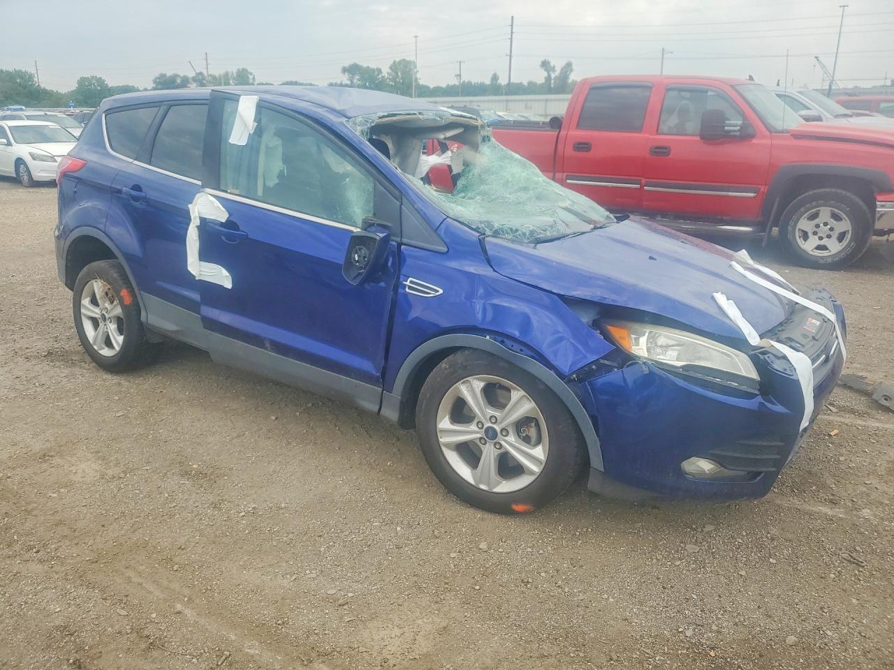 2015 Ford Escape Se Blue vin: 1FMCU9GX8FUC80188