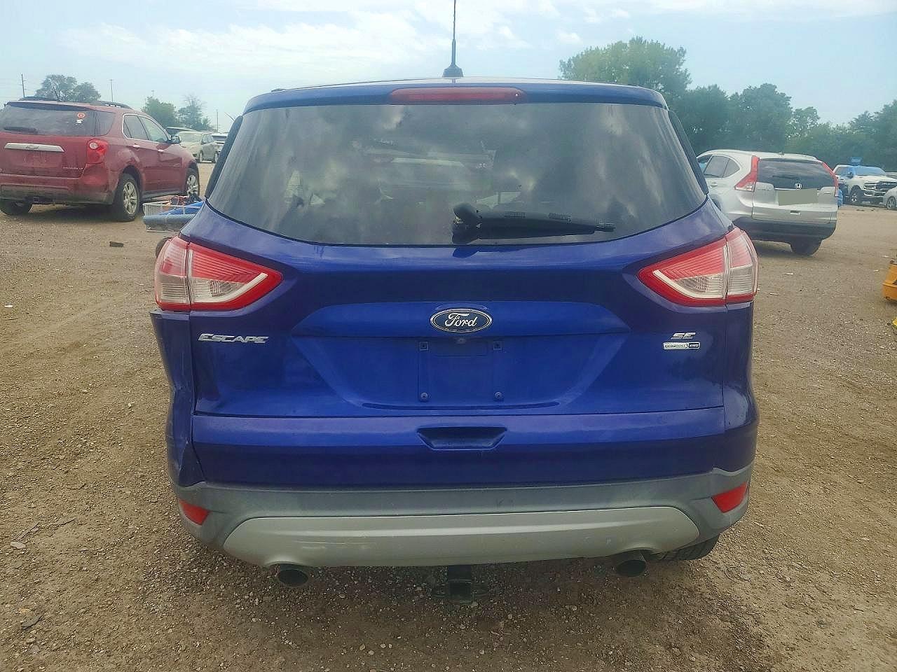 2015 Ford Escape Se Blue vin: 1FMCU9GX8FUC80188