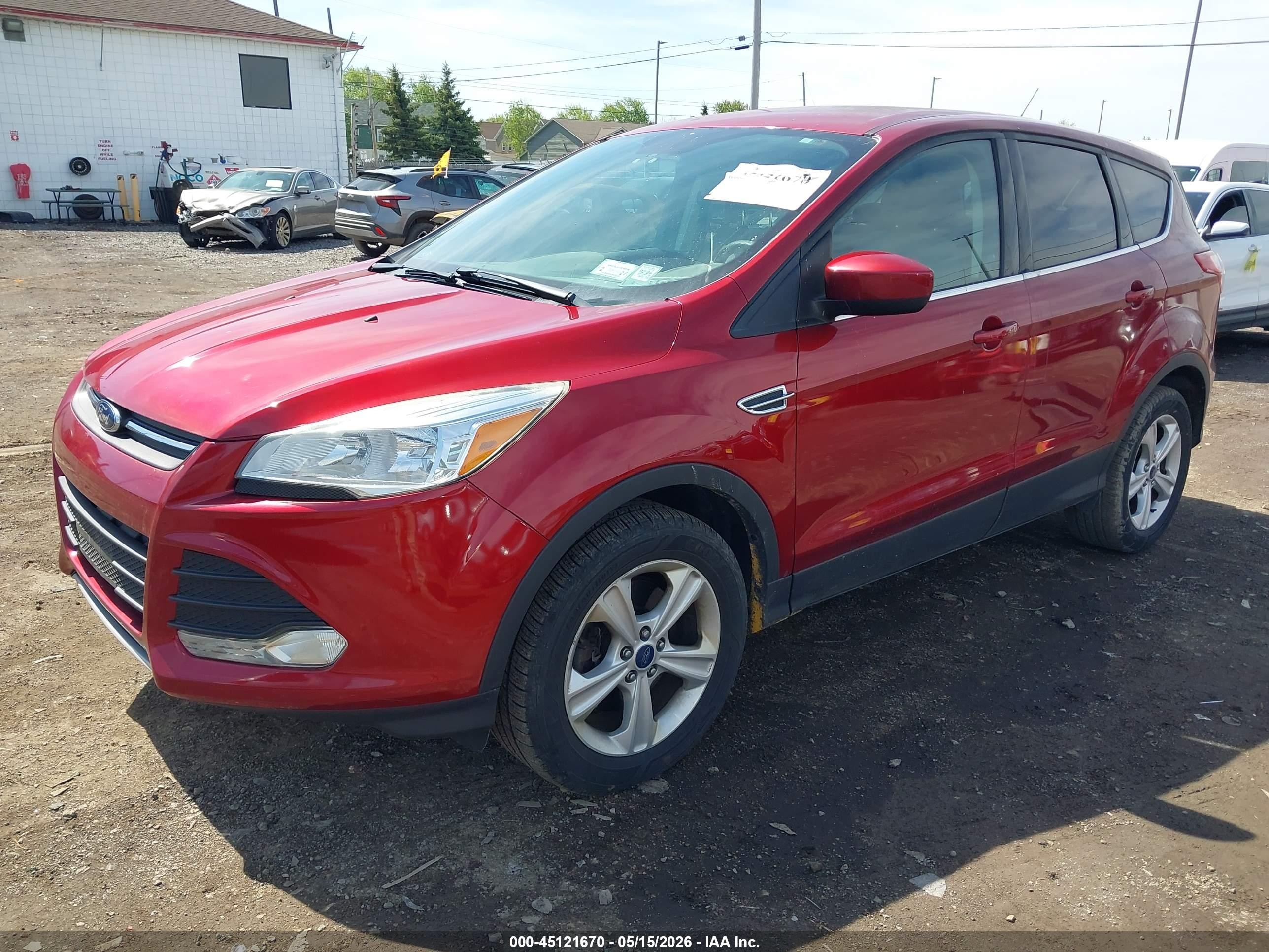 2015 Ford Escape Se Red vin: 1FMCU9GX8FUC89926