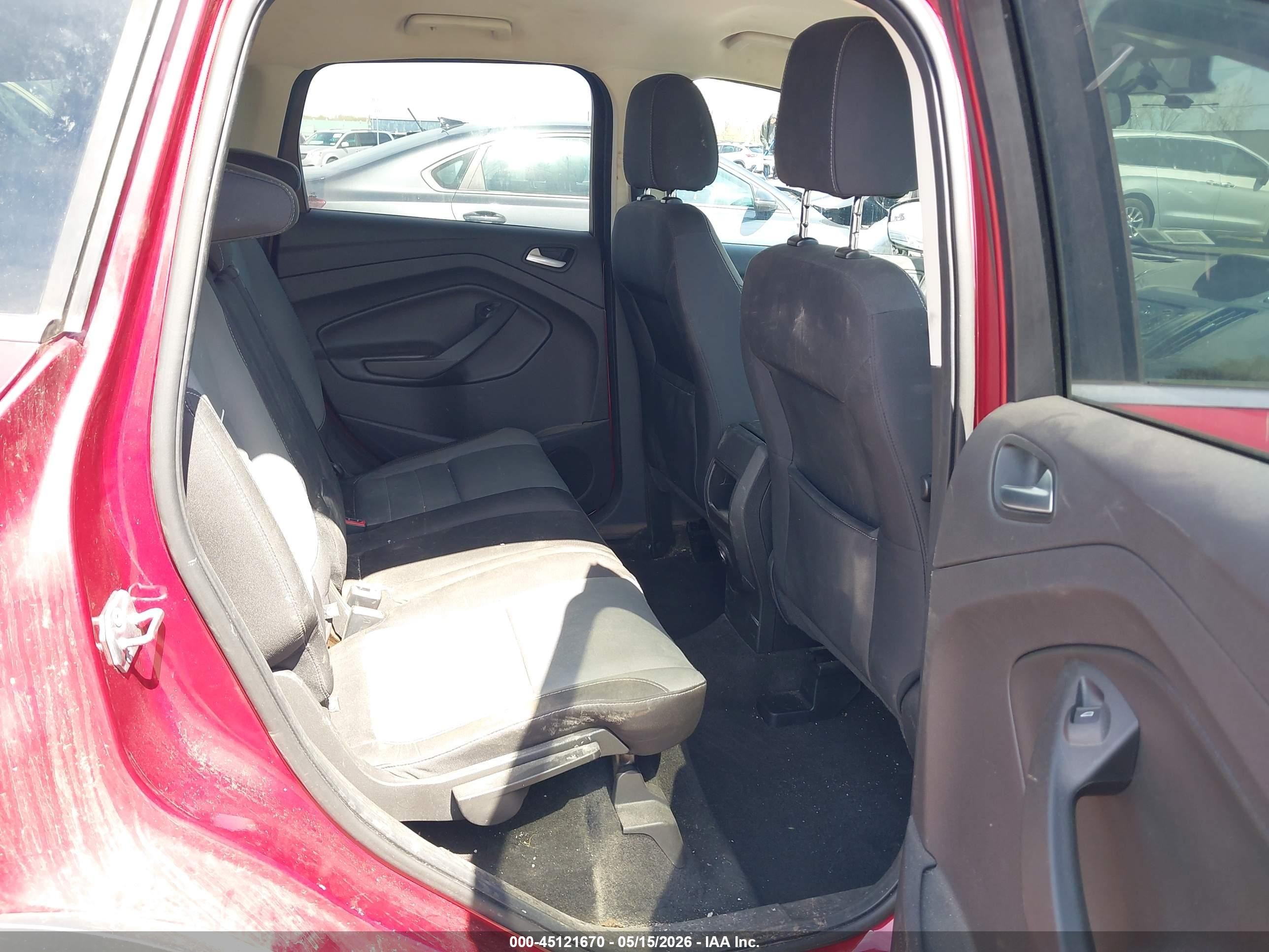 2015 Ford Escape Se Red vin: 1FMCU9GX8FUC89926