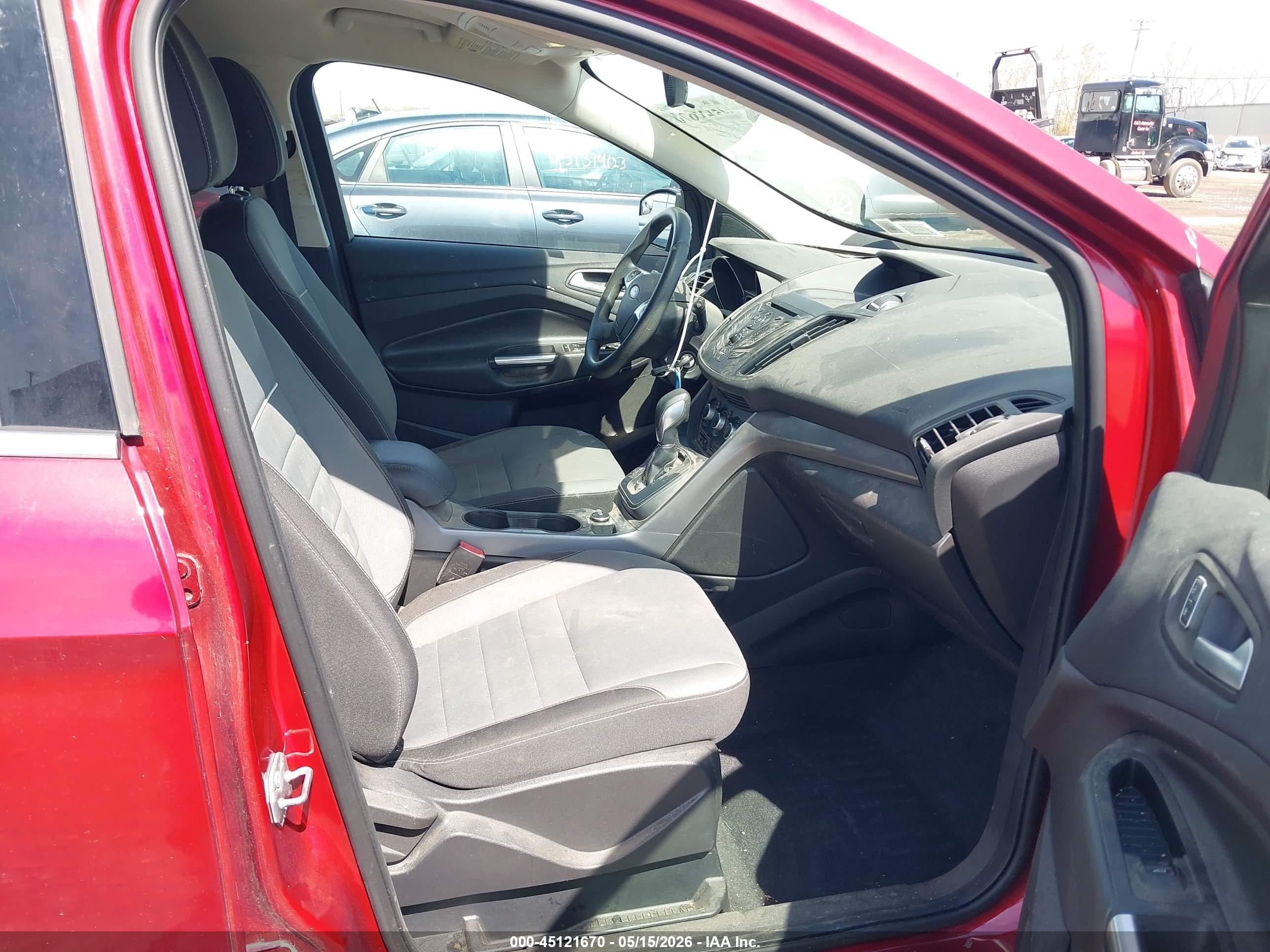 2015 Ford Escape Se Red vin: 1FMCU9GX8FUC89926
