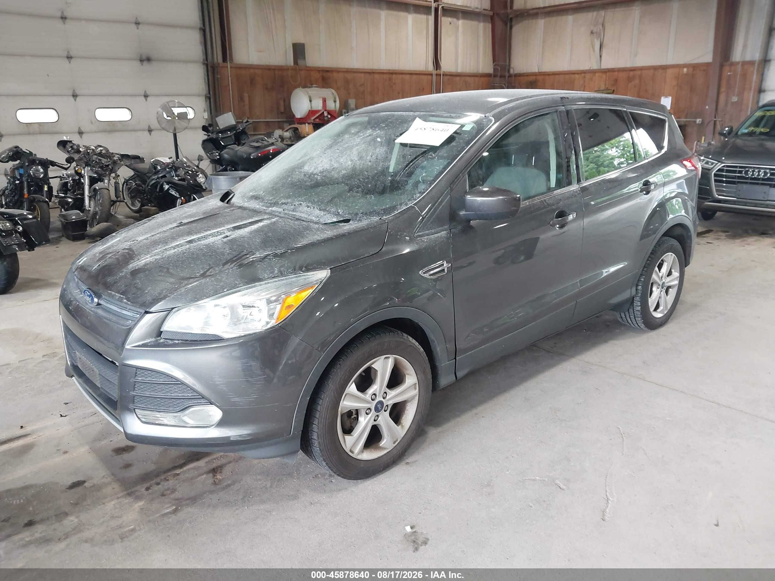 2016 Ford Escape Se Gray vin: 1FMCU9GX8GUB28574