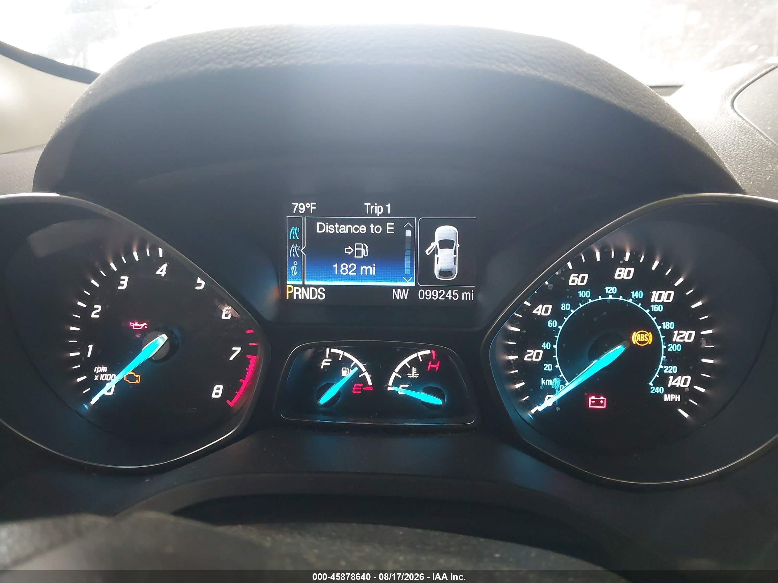 2016 Ford Escape Se Gray vin: 1FMCU9GX8GUB28574