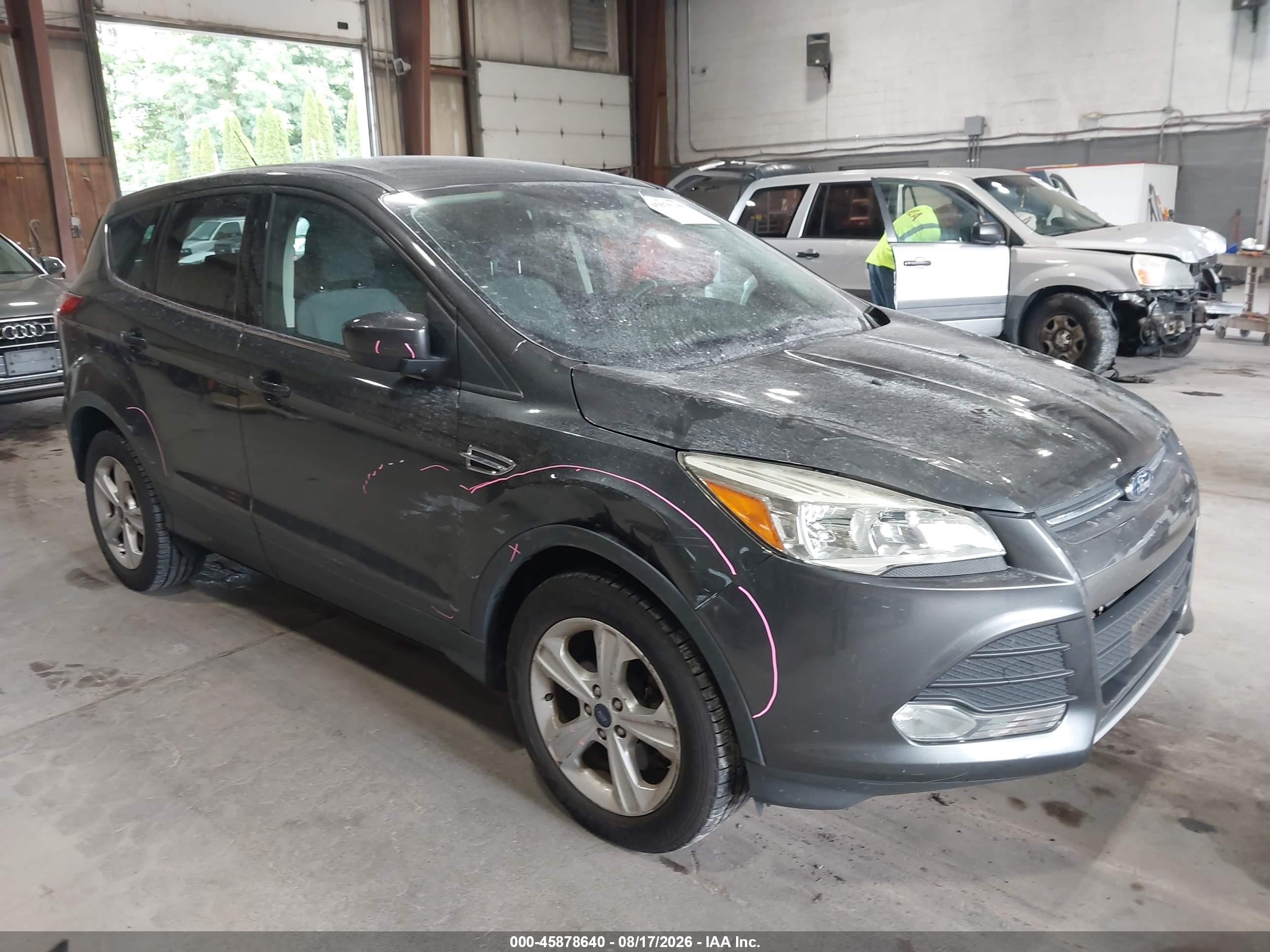 2016 Ford Escape Se Gray vin: 1FMCU9GX8GUB28574