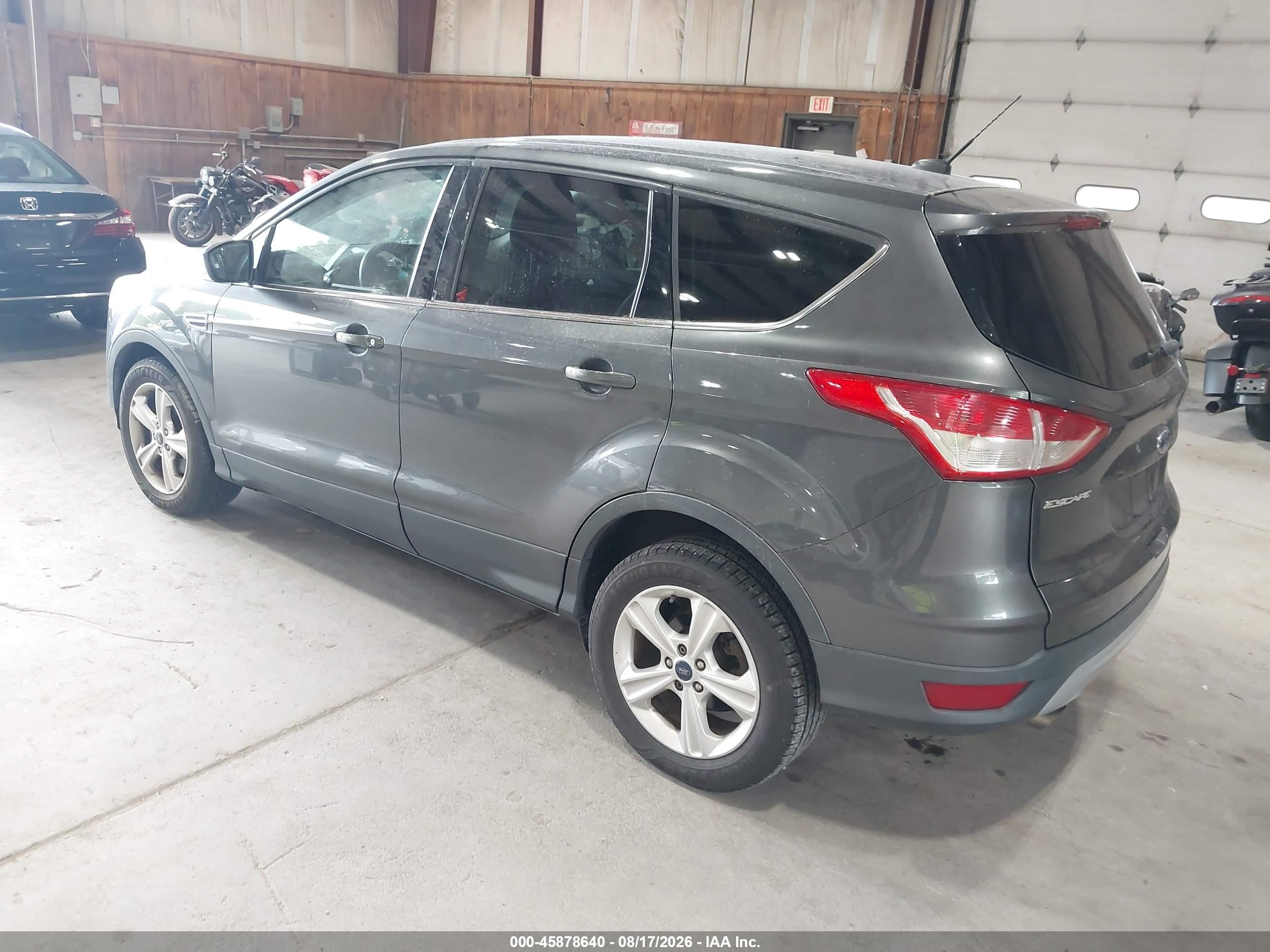 2016 Ford Escape Se Gray vin: 1FMCU9GX8GUB28574