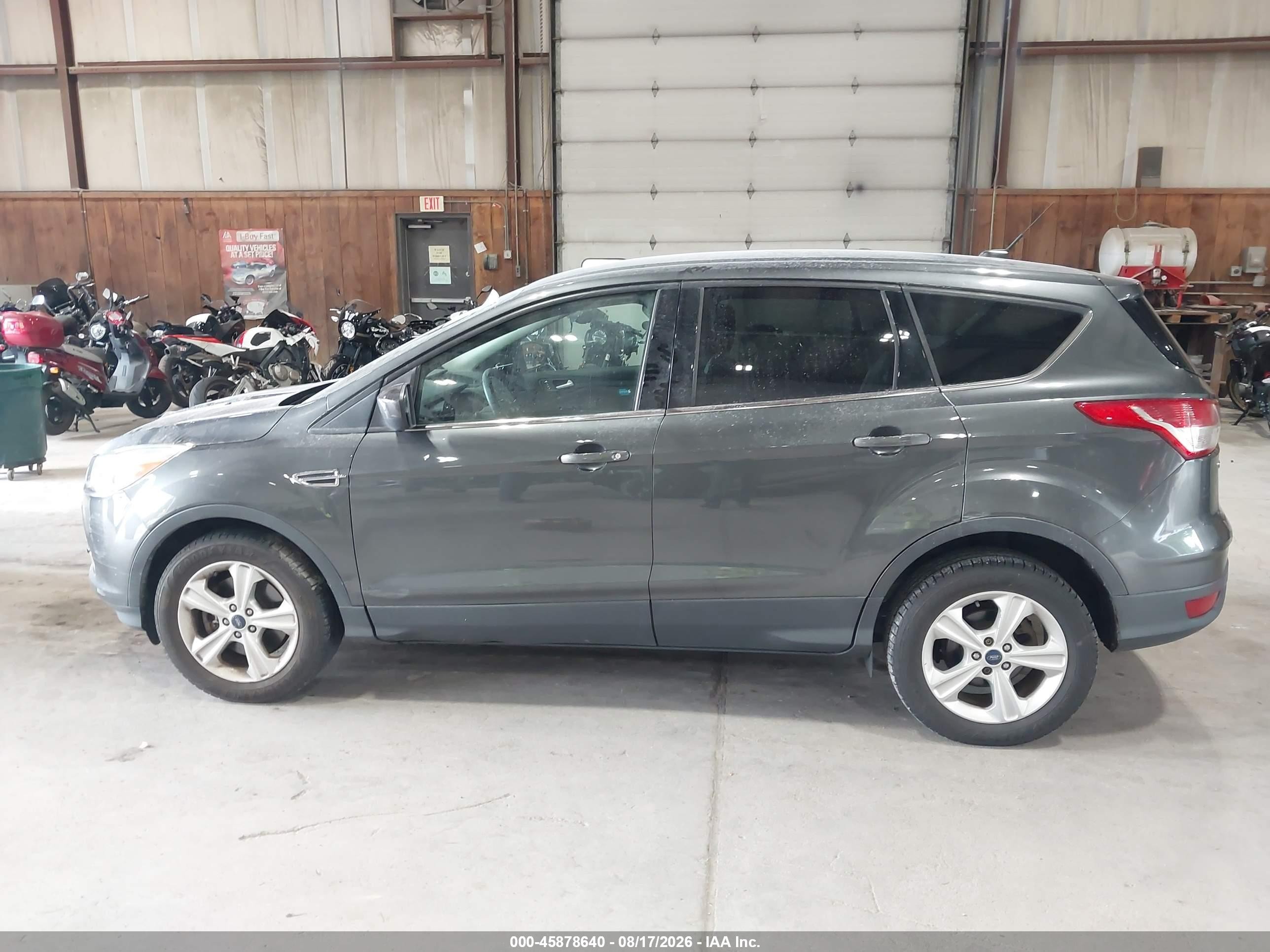2016 Ford Escape Se Gray vin: 1FMCU9GX8GUB28574