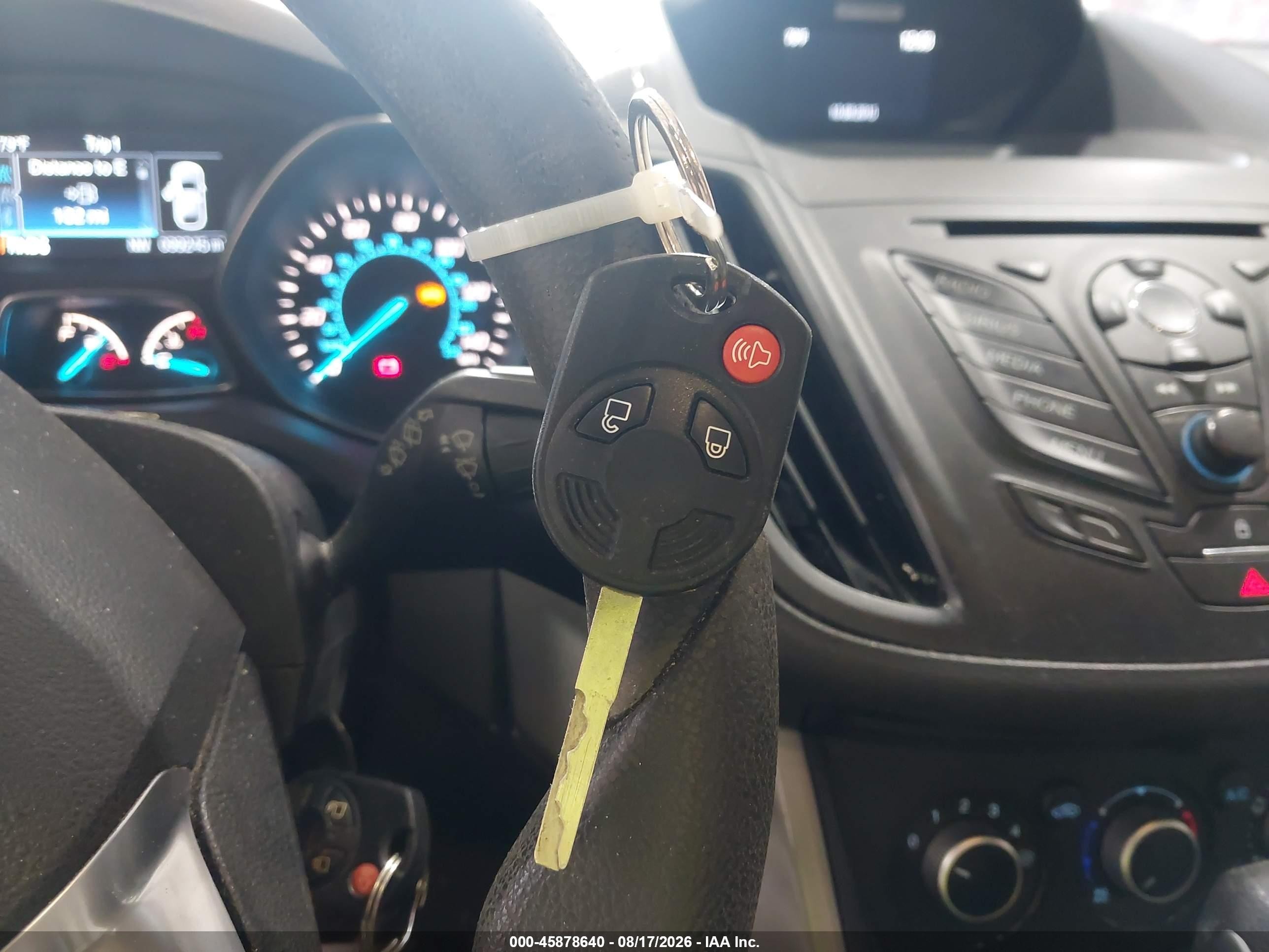2016 Ford Escape Se Gray vin: 1FMCU9GX8GUB28574