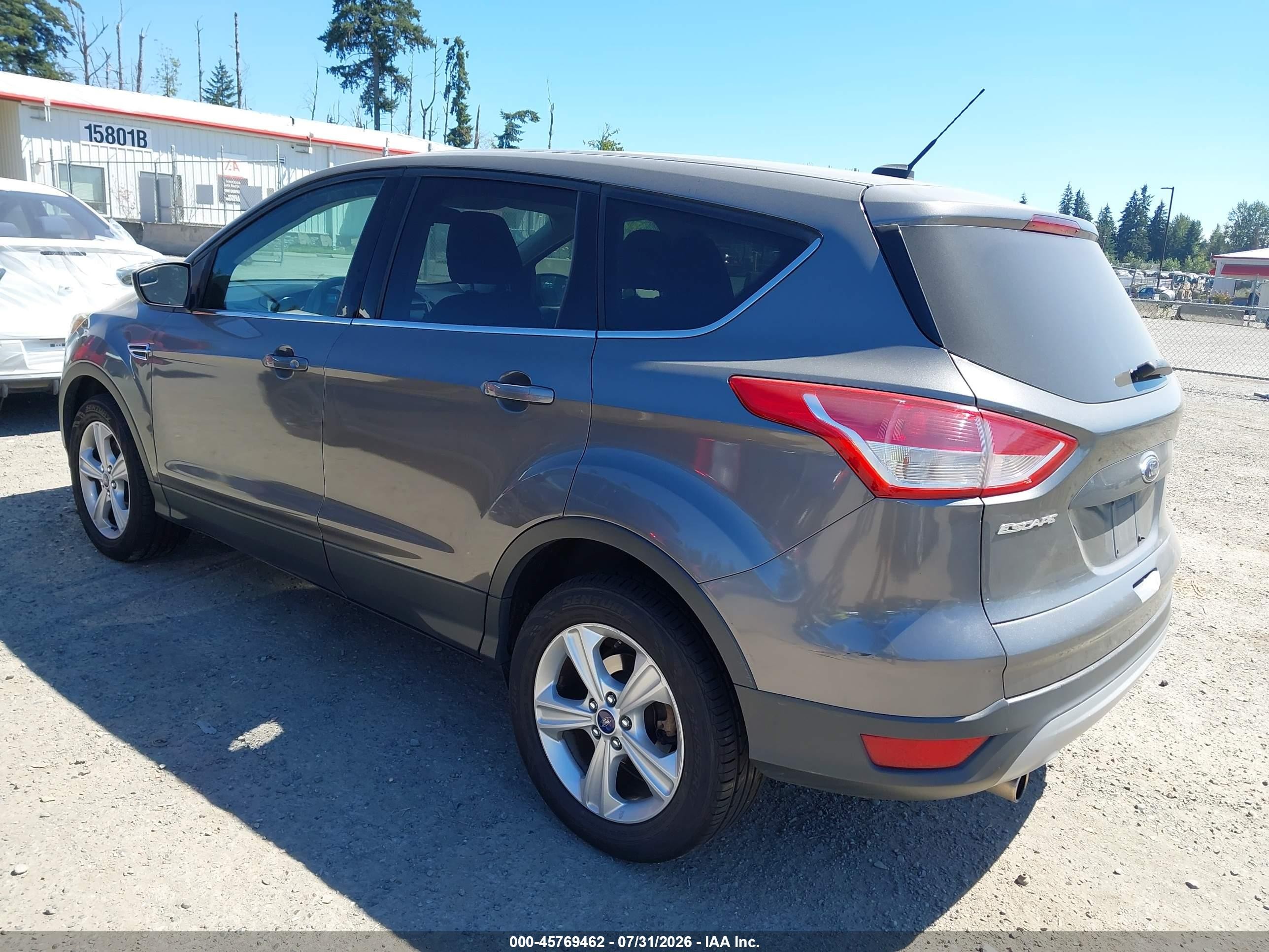2013 Ford Escape Se Gray vin: 1FMCU9GX9DUA54819