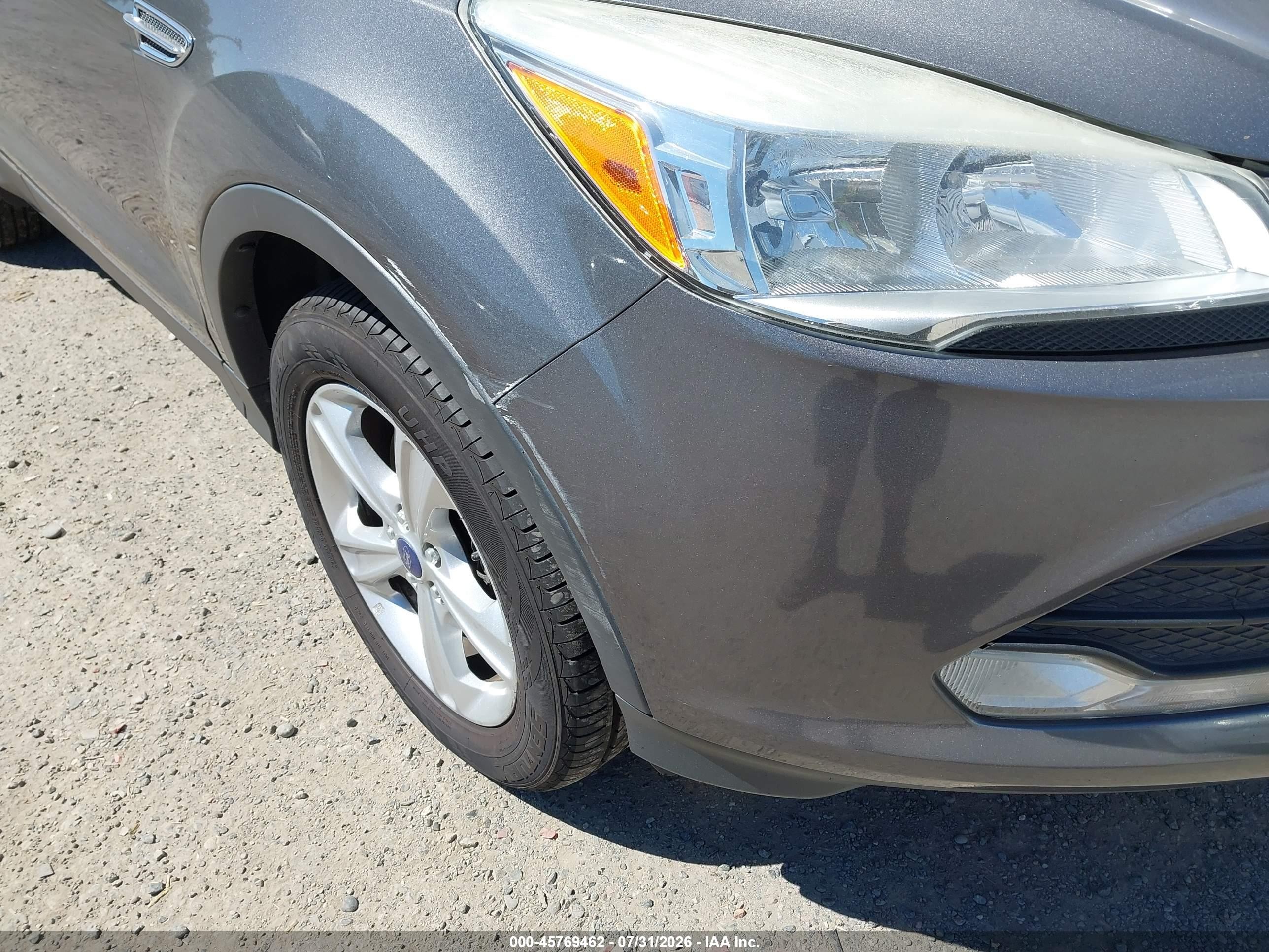 2013 Ford Escape Se Gray vin: 1FMCU9GX9DUA54819