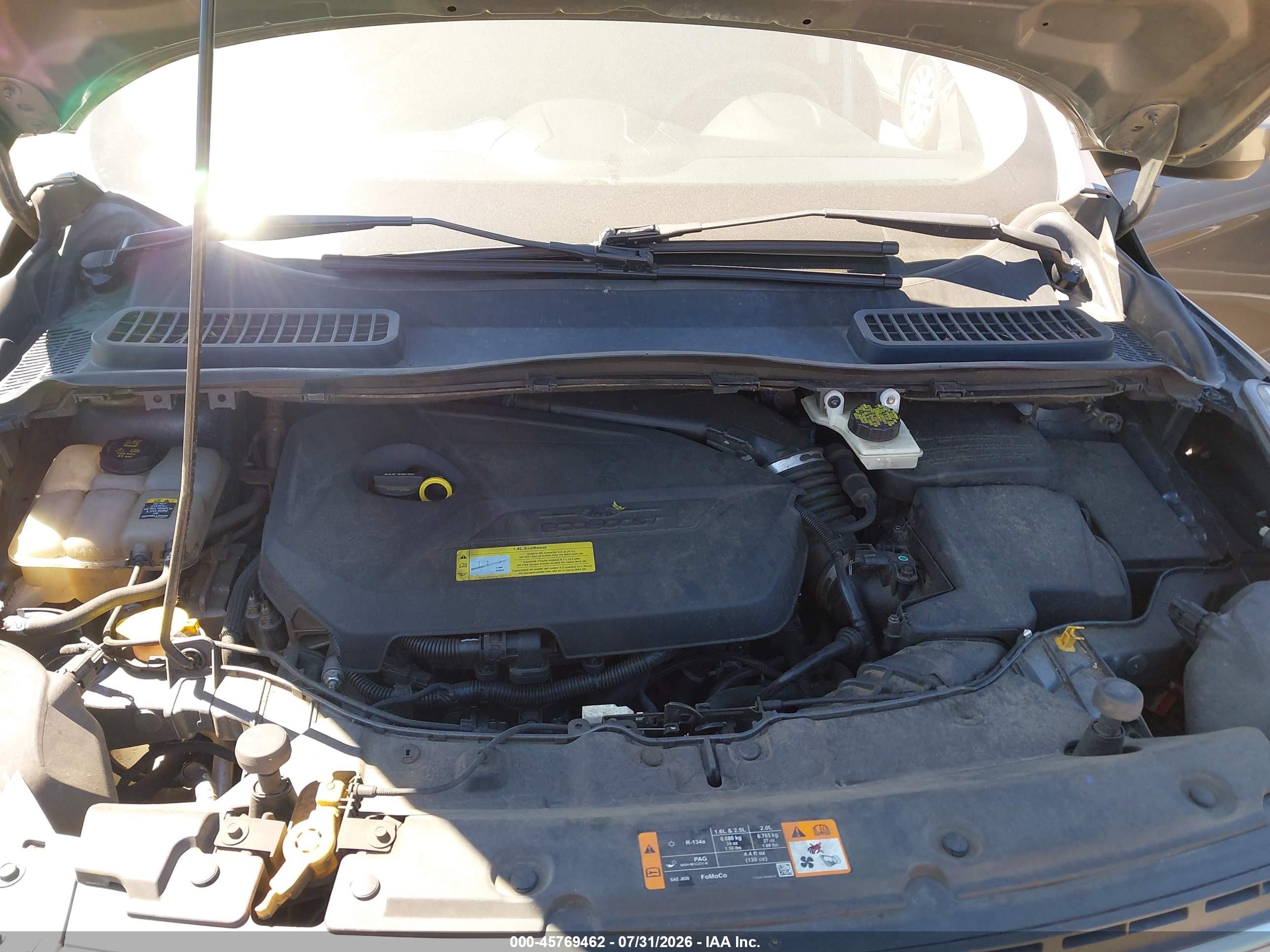 2013 Ford Escape Se Gray vin: 1FMCU9GX9DUA54819
