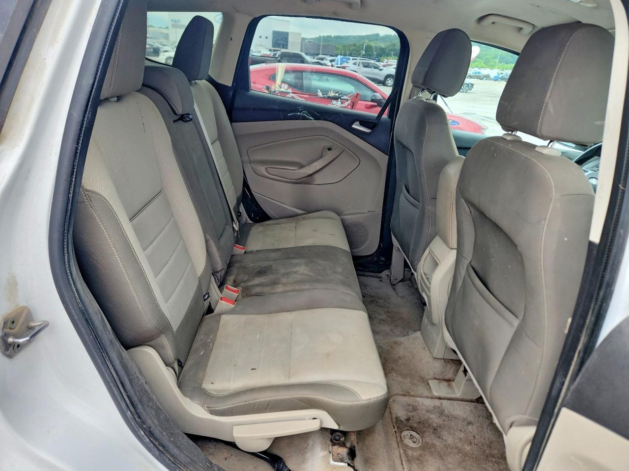 2013 Ford Escape Se Белый vin: 1FMCU9GX9DUB02366