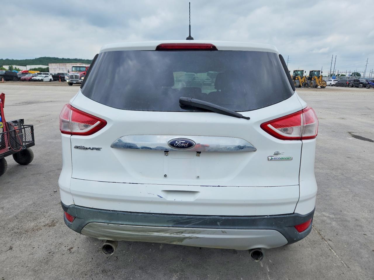 2013 Ford Escape Se Белый vin: 1FMCU9GX9DUB02366