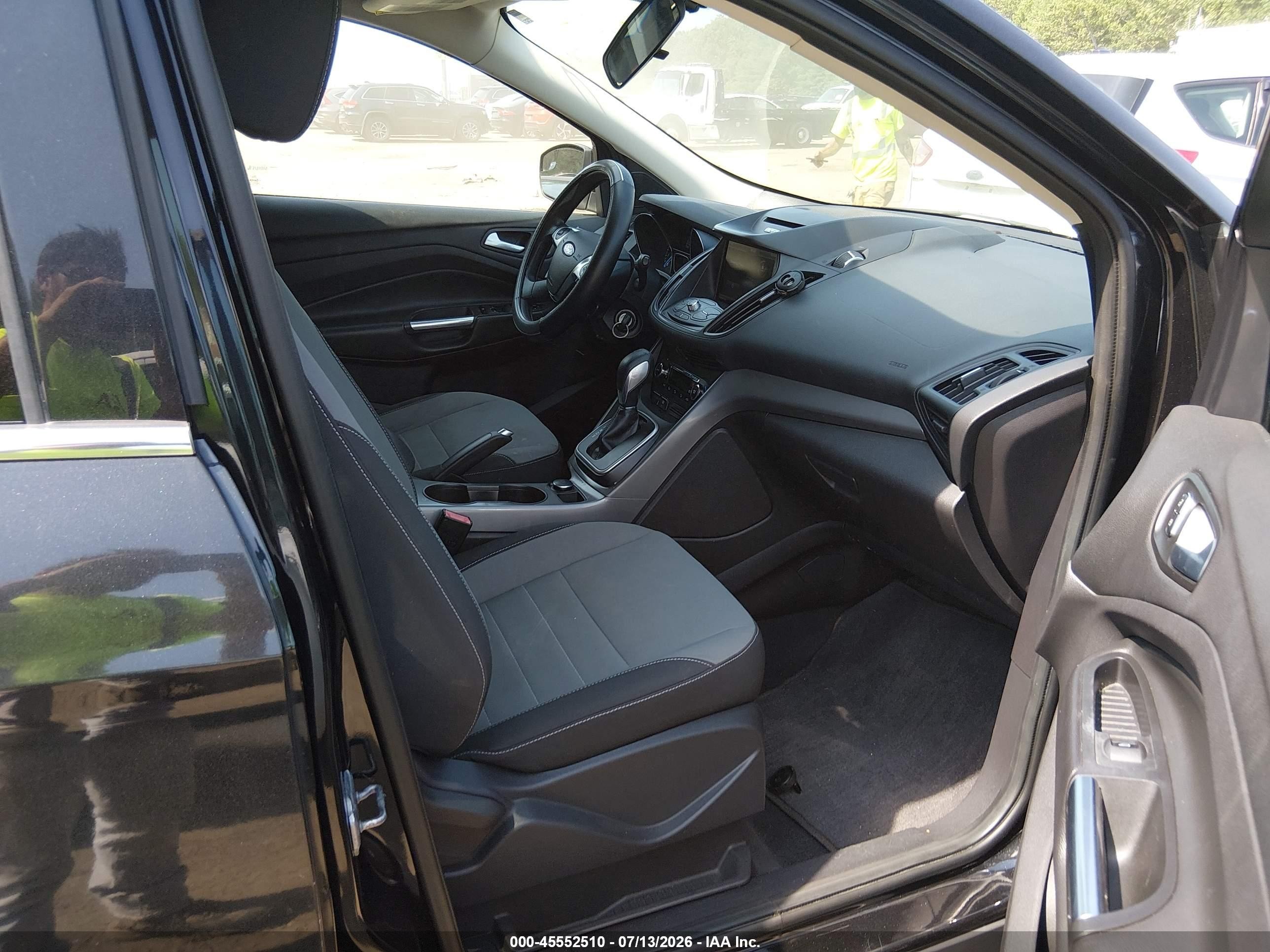 2013 Ford Escape Se Black vin: 1FMCU9GX9DUB88164