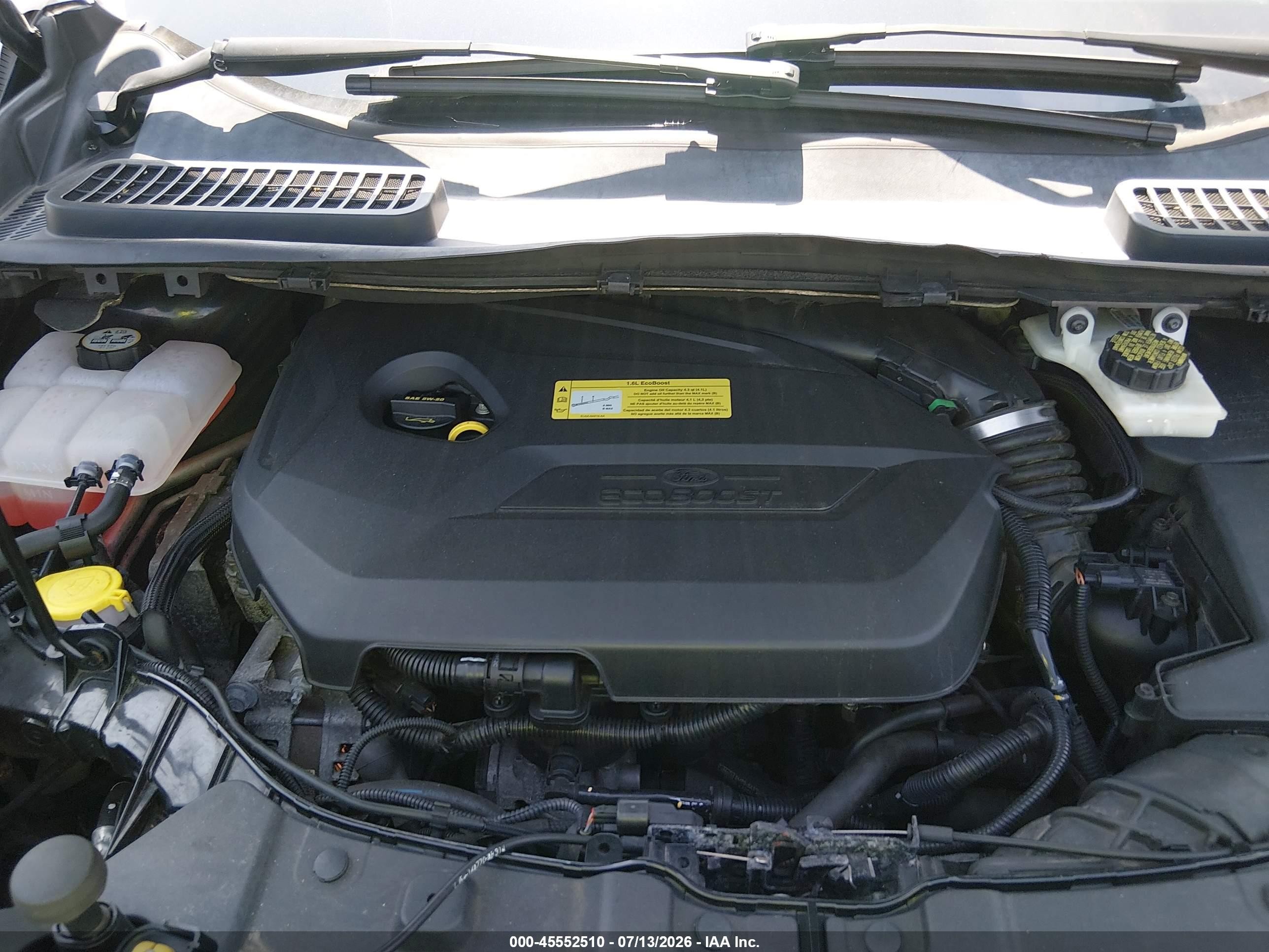2013 Ford Escape Se Black vin: 1FMCU9GX9DUB88164