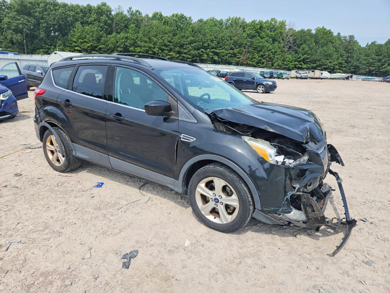 2013 Ford Escape Se Black vin: 1FMCU9GX9DUC40053
