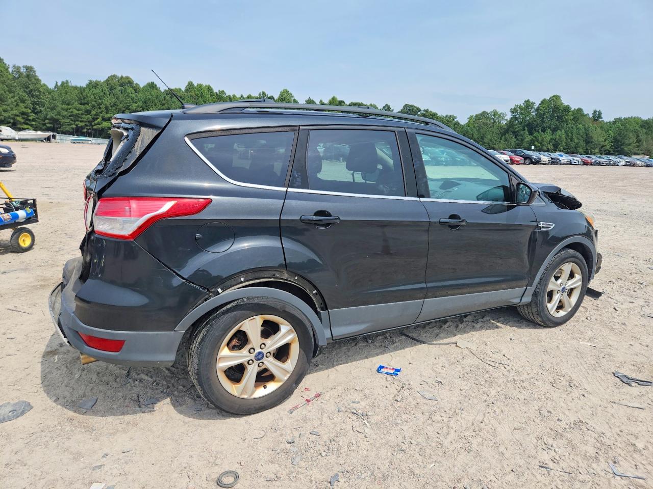 2013 Ford Escape Se Black vin: 1FMCU9GX9DUC40053