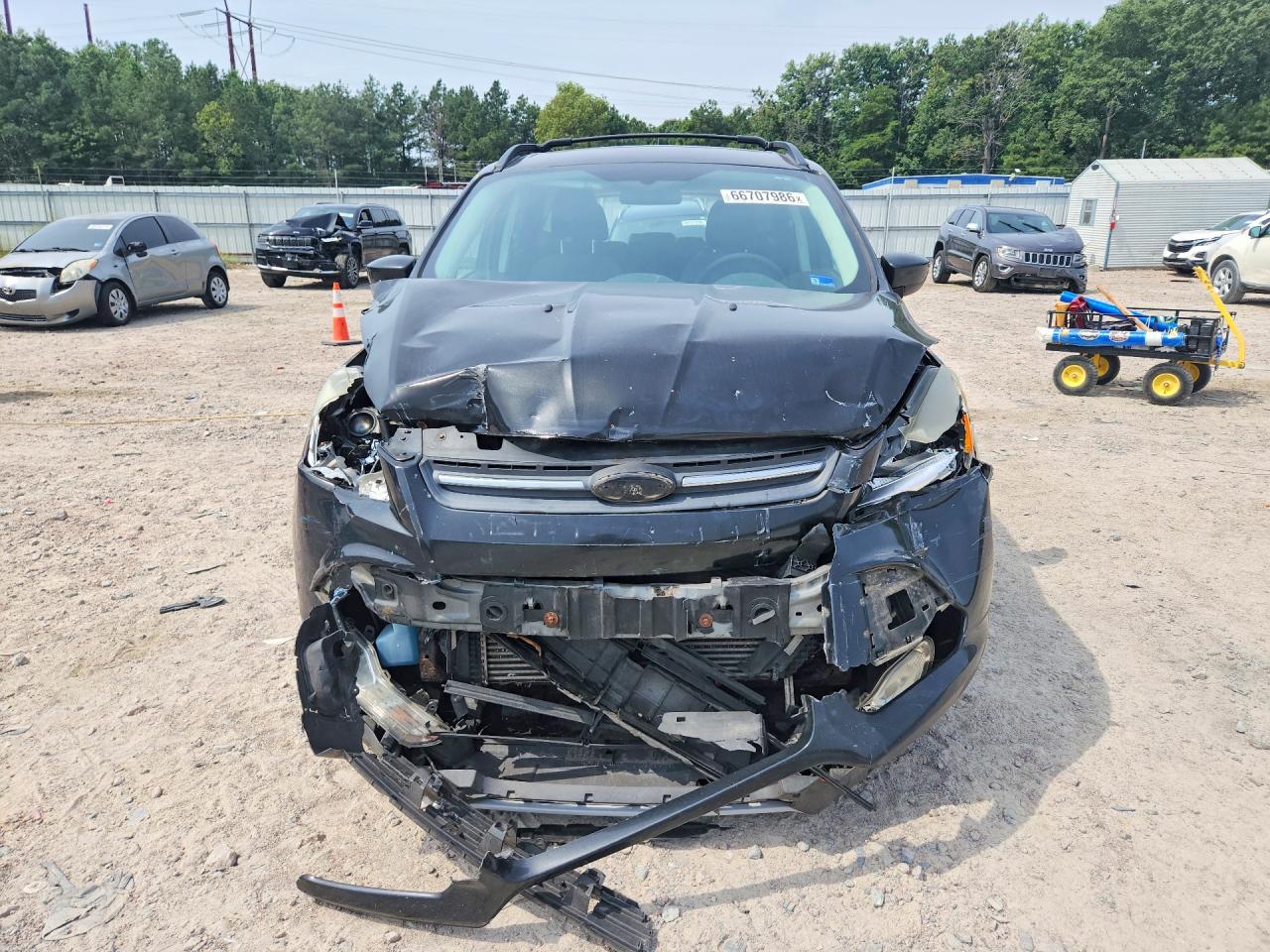 2013 Ford Escape Se Black vin: 1FMCU9GX9DUC40053