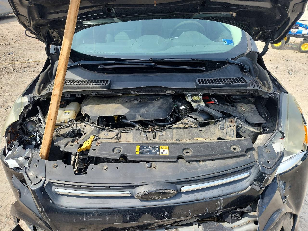 2013 Ford Escape Se Black vin: 1FMCU9GX9DUC40053