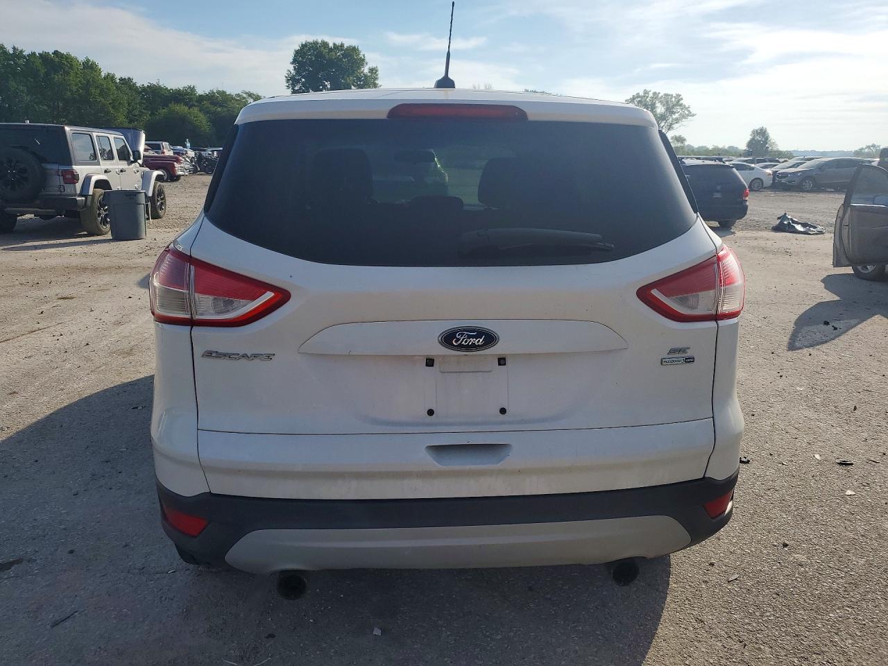 2013 Ford Escape Se White vin: 1FMCU9GX9DUC55104