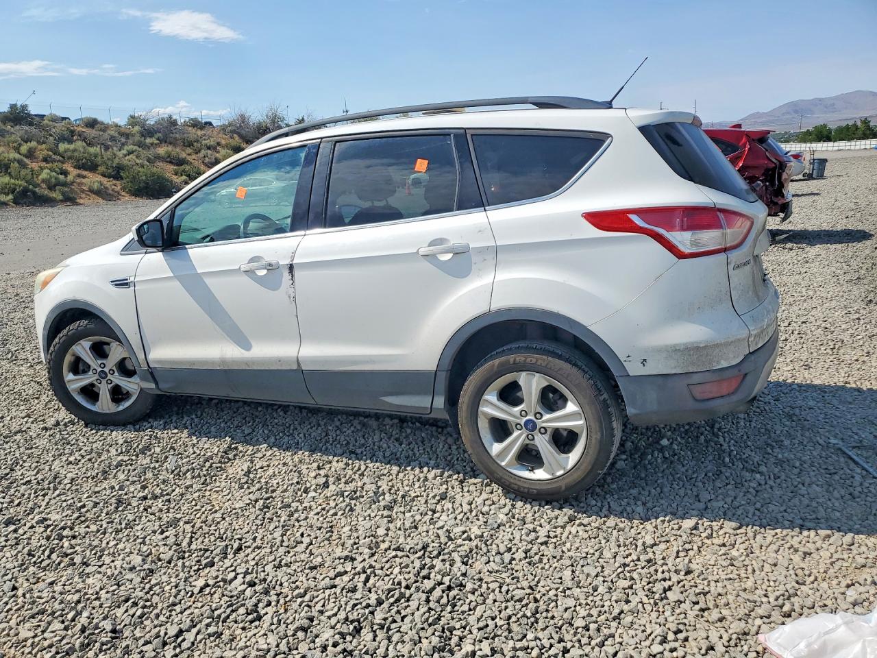 2014 Ford Escape Se White vin: 1FMCU9GX9EUA86235