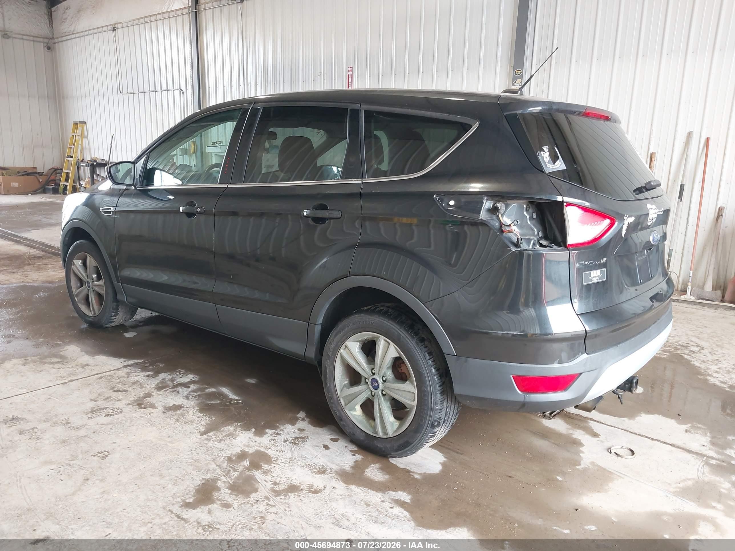 2014 Ford Escape Se Черный vin: 1FMCU9GX9EUA86638