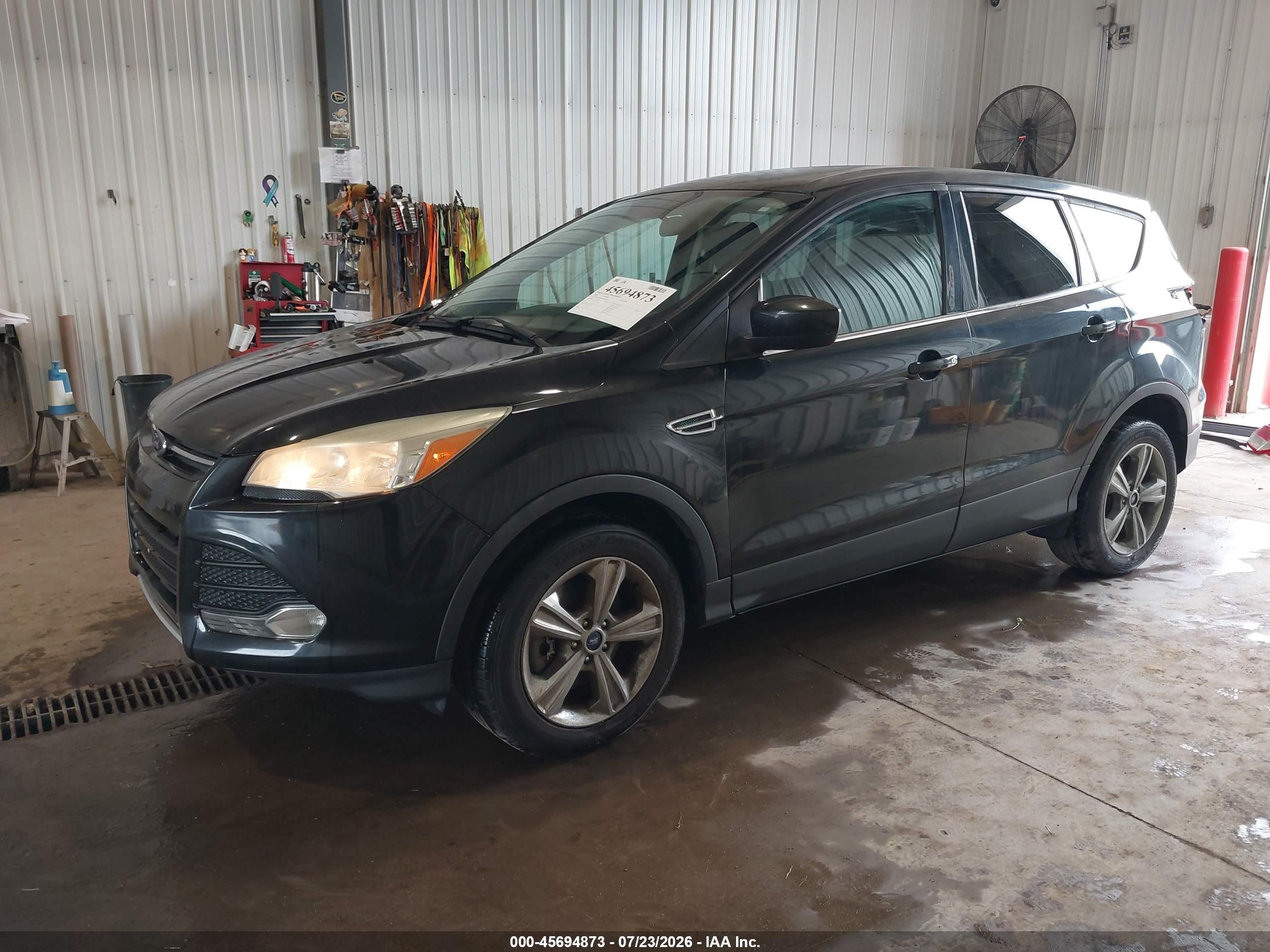 2014 Ford Escape Se Черный vin: 1FMCU9GX9EUA86638