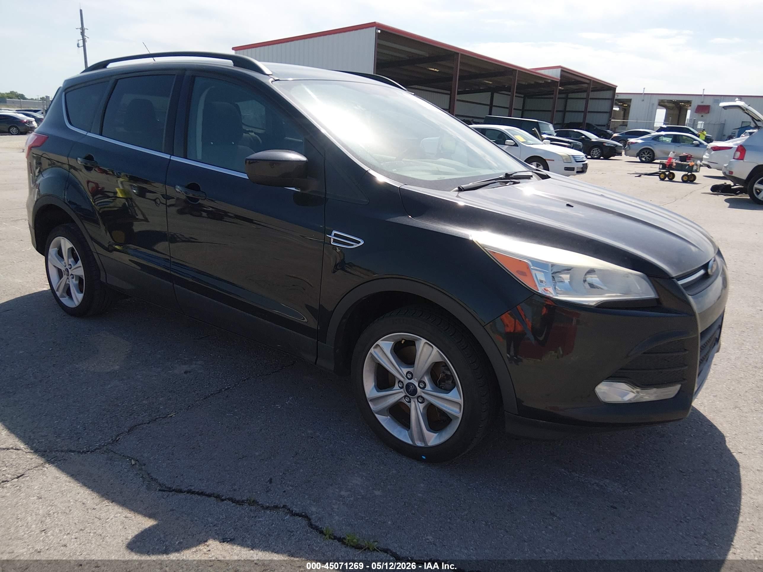 2014 Ford Escape Se Black vin: 1FMCU9GX9EUB19623