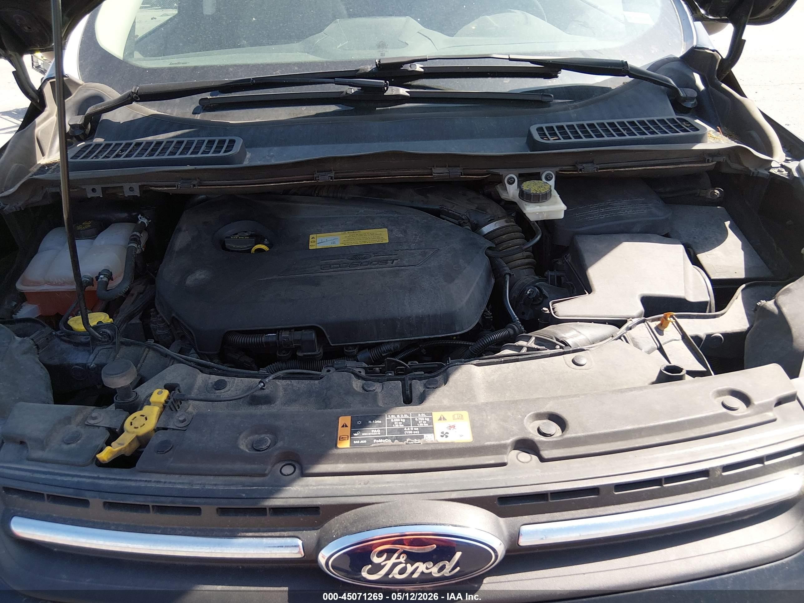 2014 Ford Escape Se Black vin: 1FMCU9GX9EUB19623