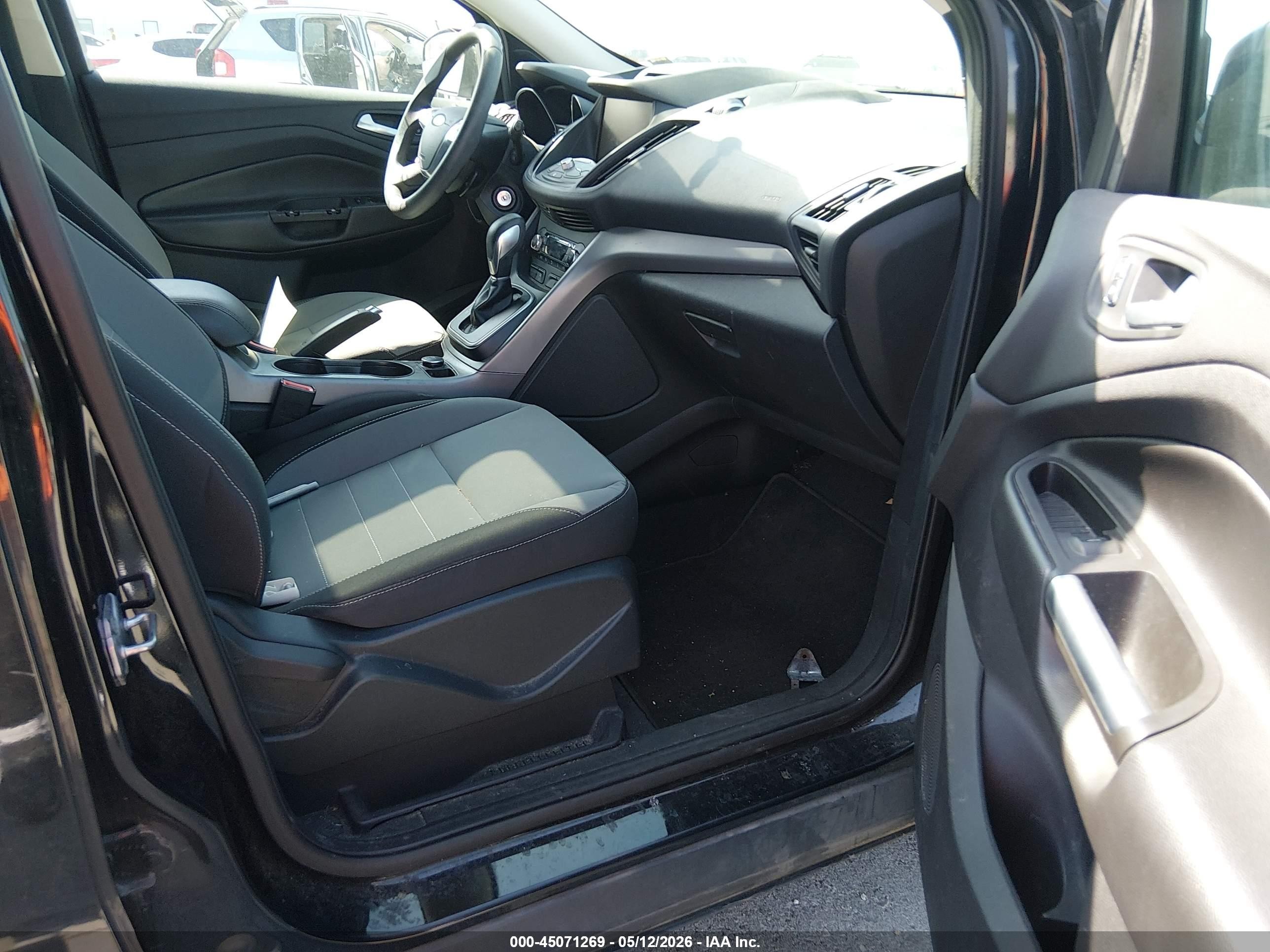 2014 Ford Escape Se Black vin: 1FMCU9GX9EUB19623