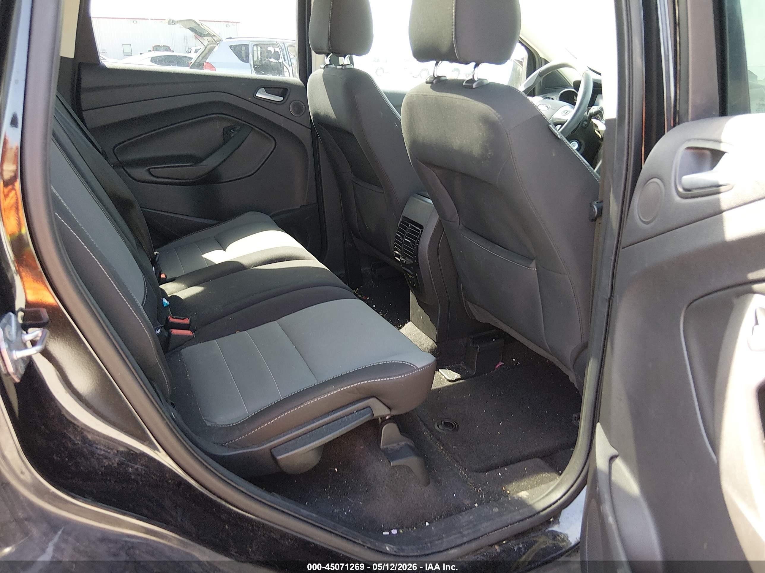 2014 Ford Escape Se Black vin: 1FMCU9GX9EUB19623