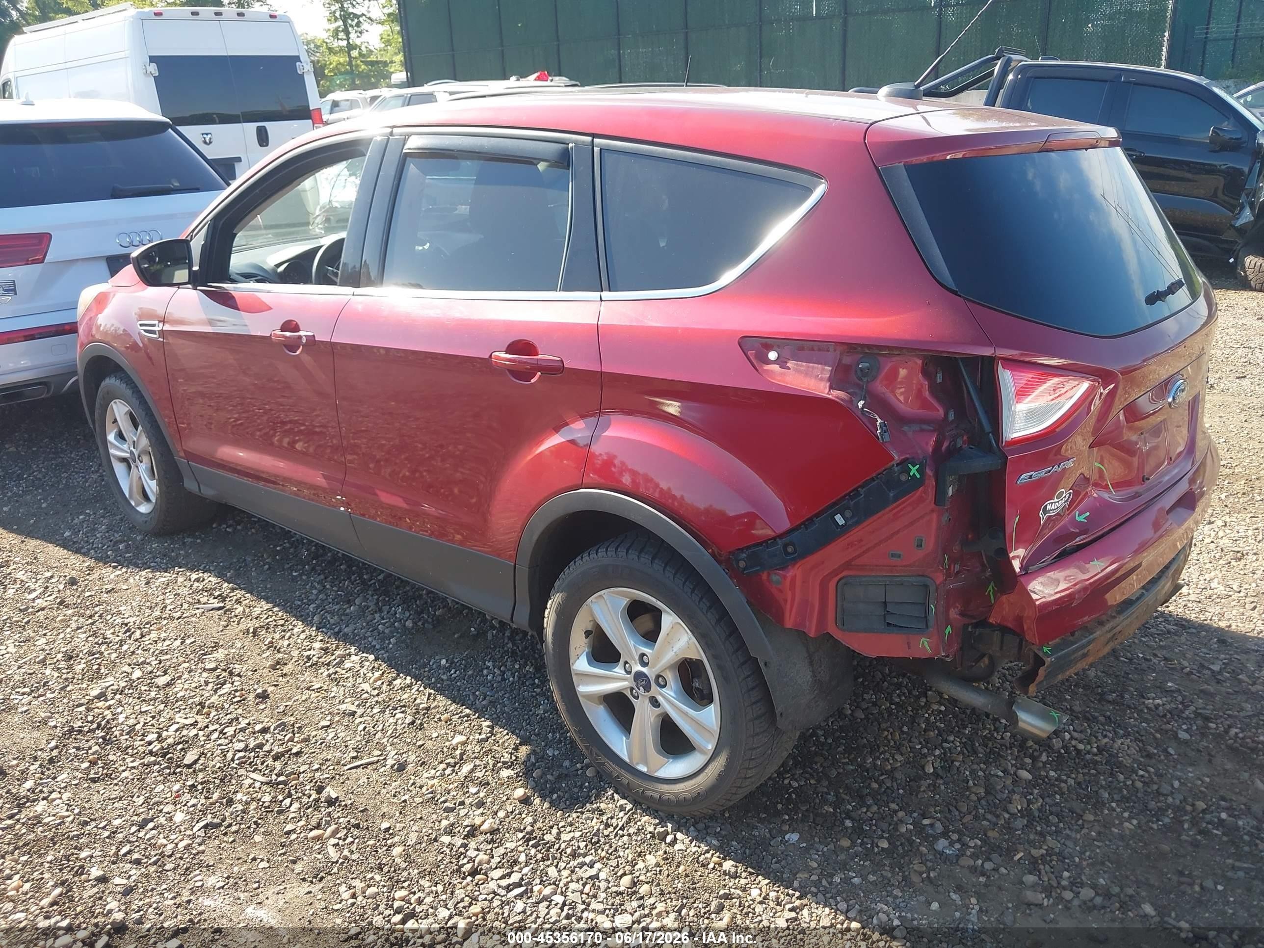 2014 Ford Escape Se Красный vin: 1FMCU9GX9EUB53058