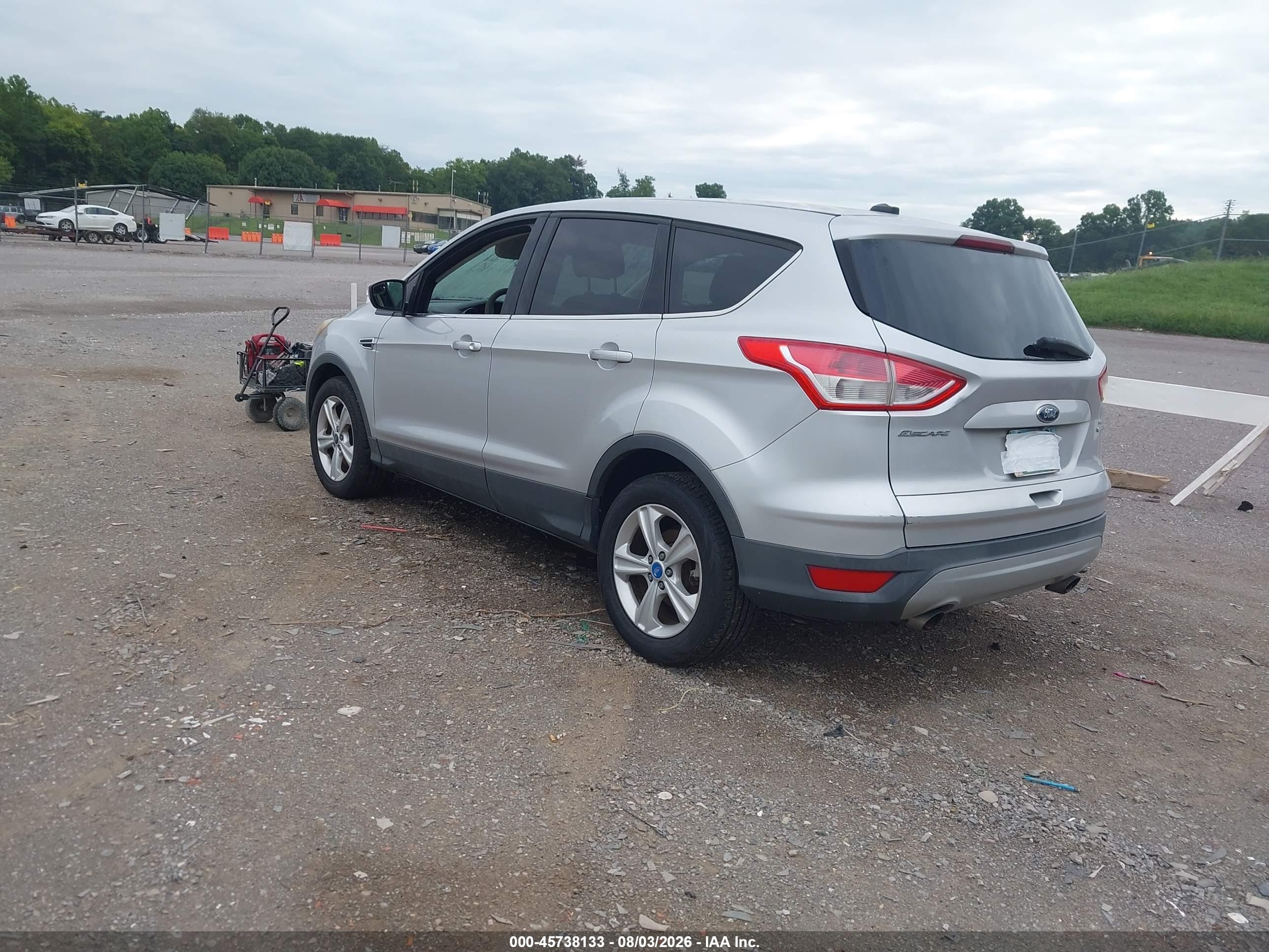 2014 Ford Escape Se Silver vin: 1FMCU9GX9EUB85976