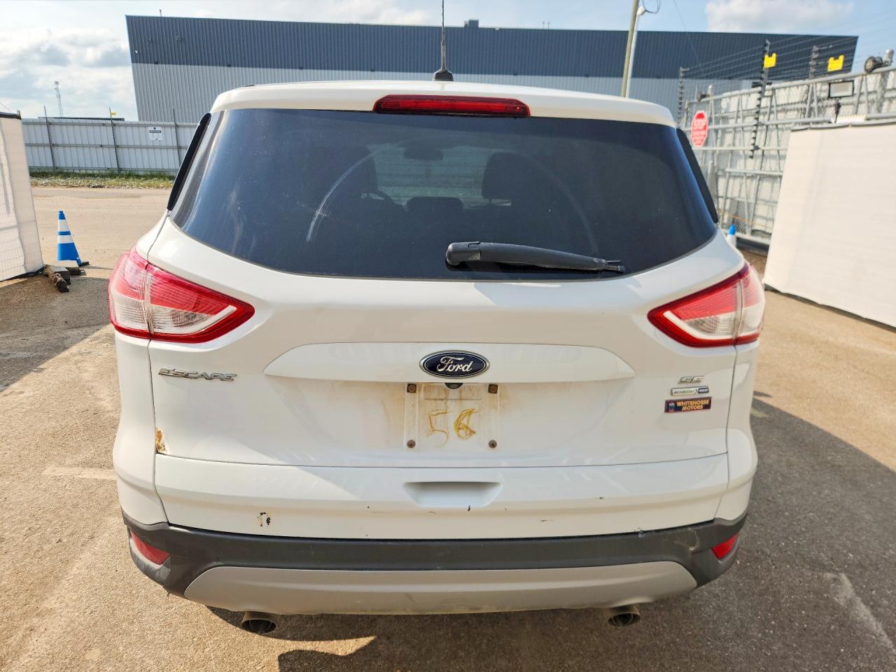 2014 Ford Escape Se White vin: 1FMCU9GX9EUB86772