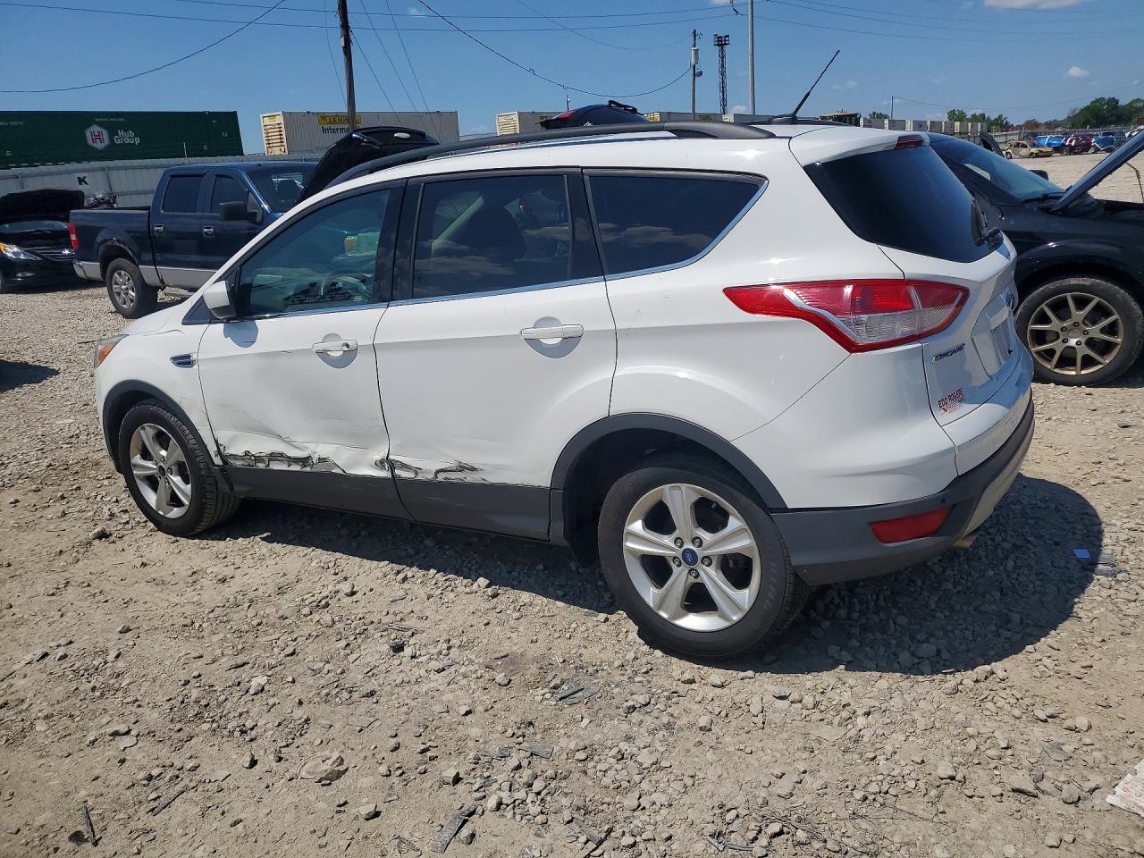 2014 Ford Escape Se White vin: 1FMCU9GX9EUB96038