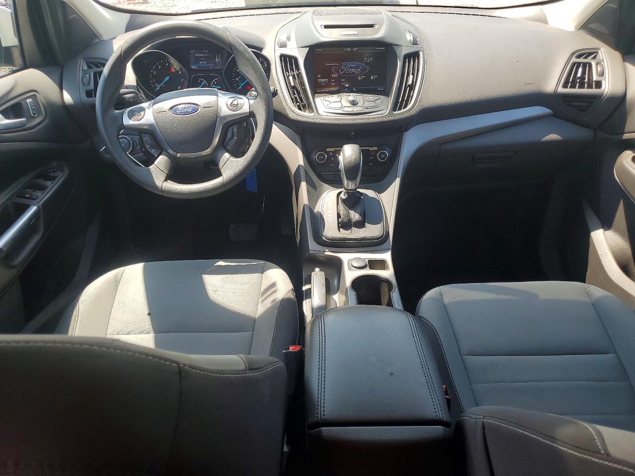 2014 Ford Escape Se White vin: 1FMCU9GX9EUB96038