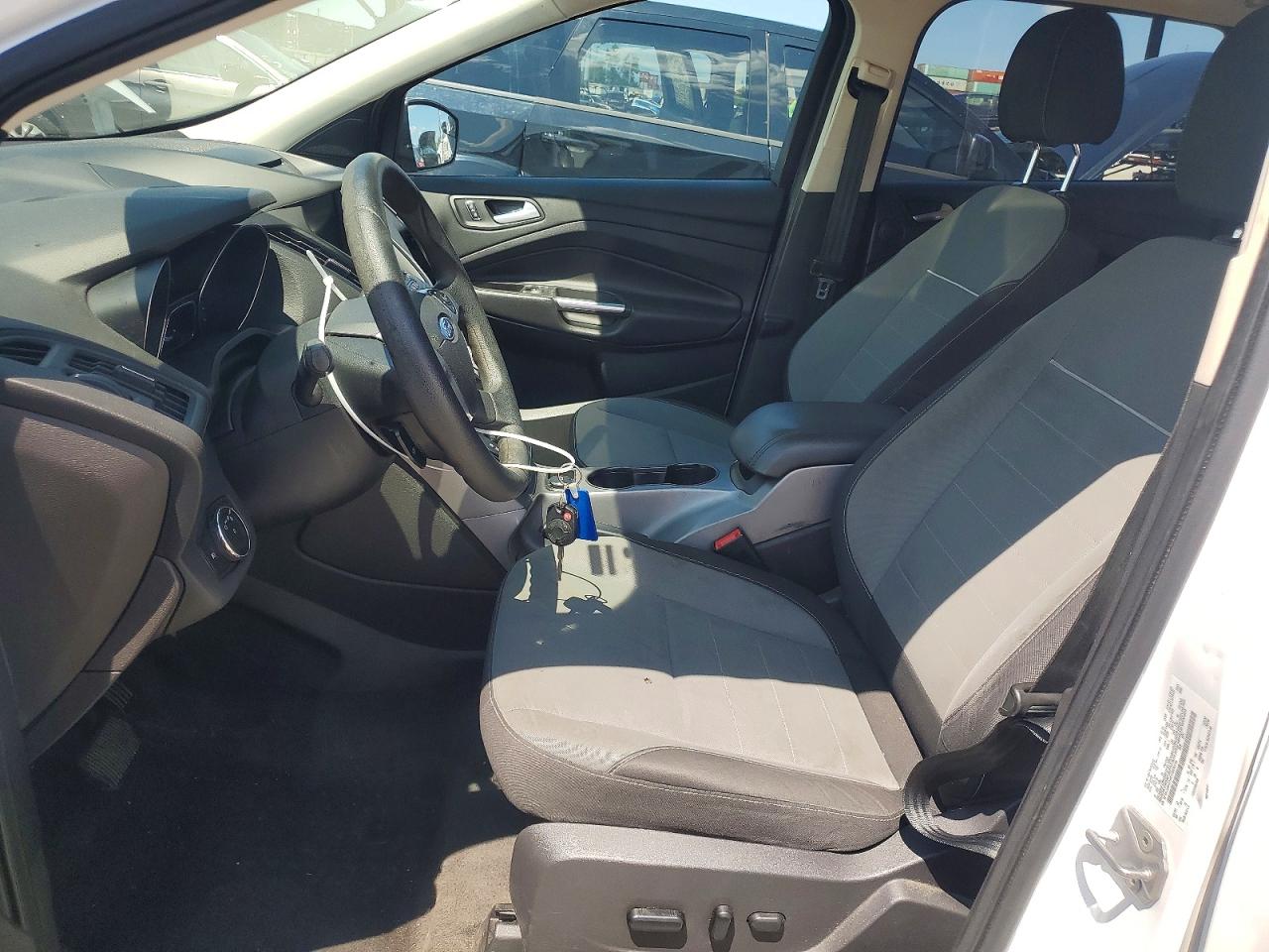 2014 Ford Escape Se White vin: 1FMCU9GX9EUB96038