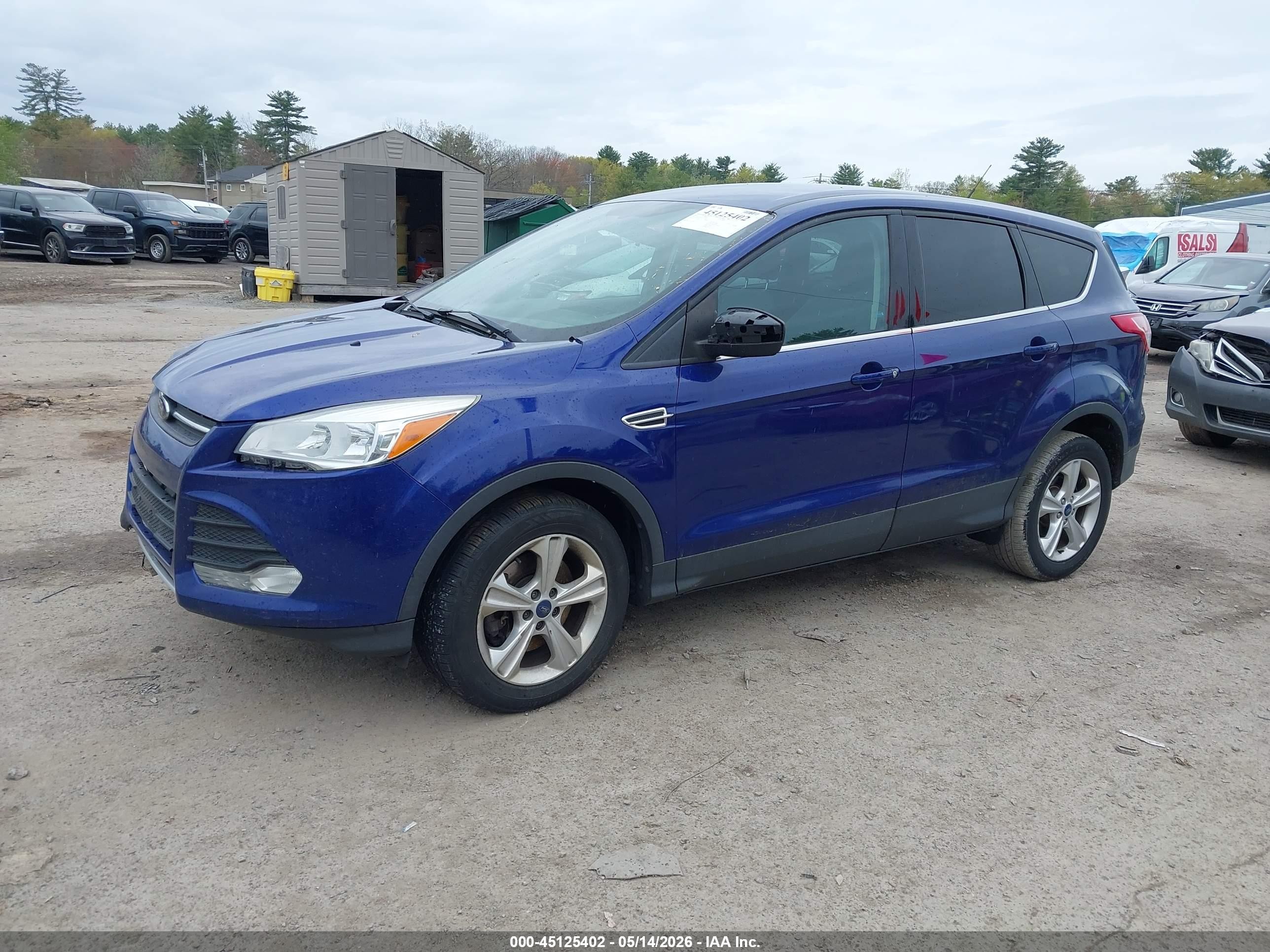 2014 Ford Escape Se Black vin: 1FMCU9GX9EUC13825