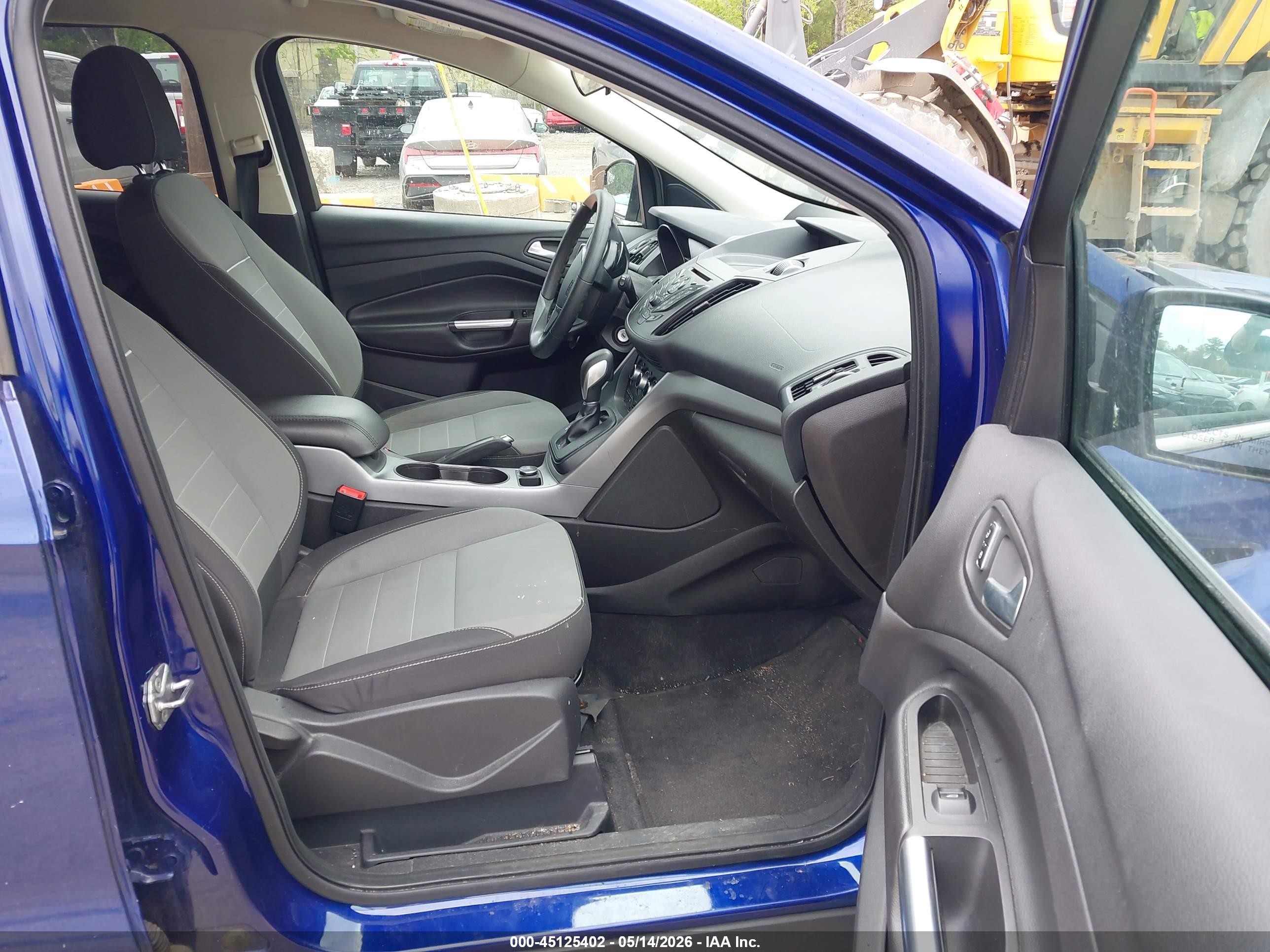2014 Ford Escape Se Black vin: 1FMCU9GX9EUC13825