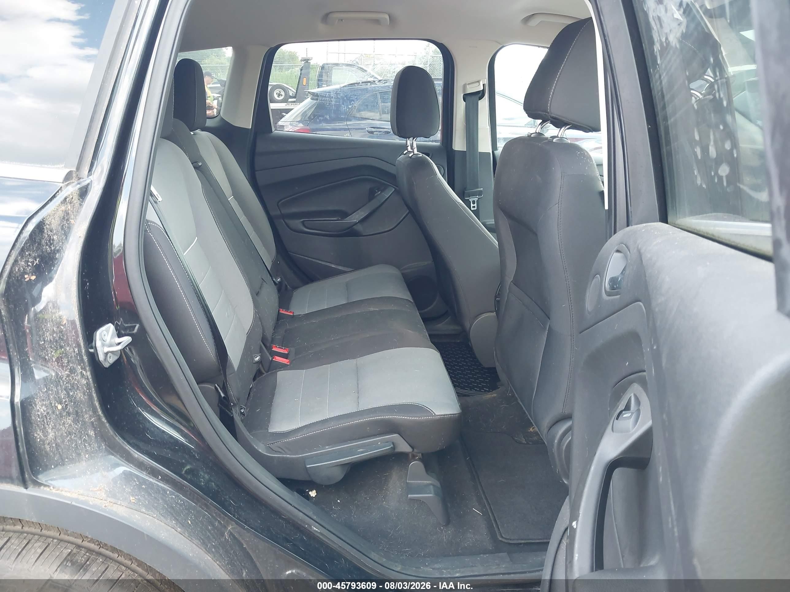 2014 Ford Escape Se Black vin: 1FMCU9GX9EUC53483