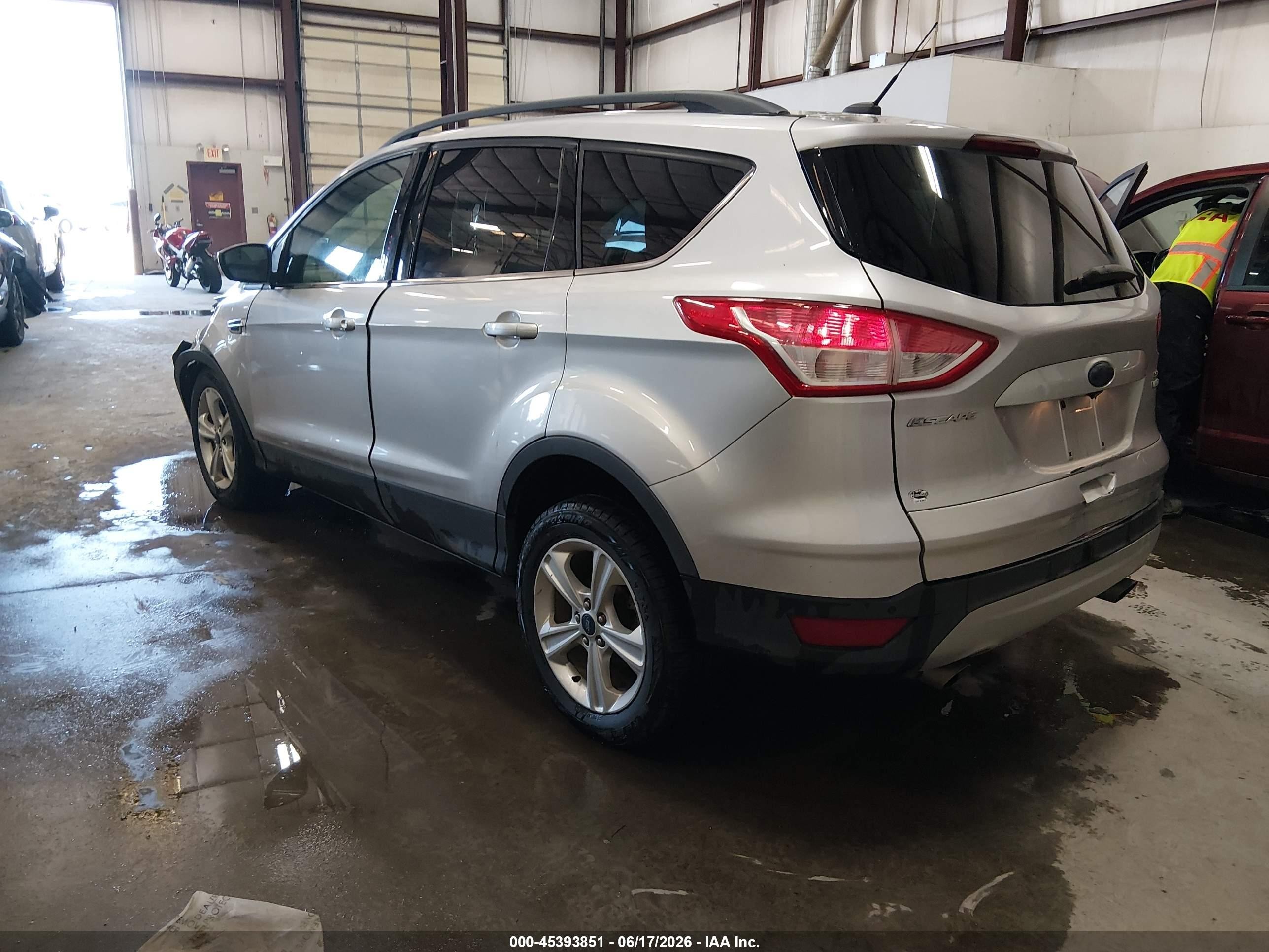 2014 Ford Escape Se Gray vin: 1FMCU9GX9EUC66766