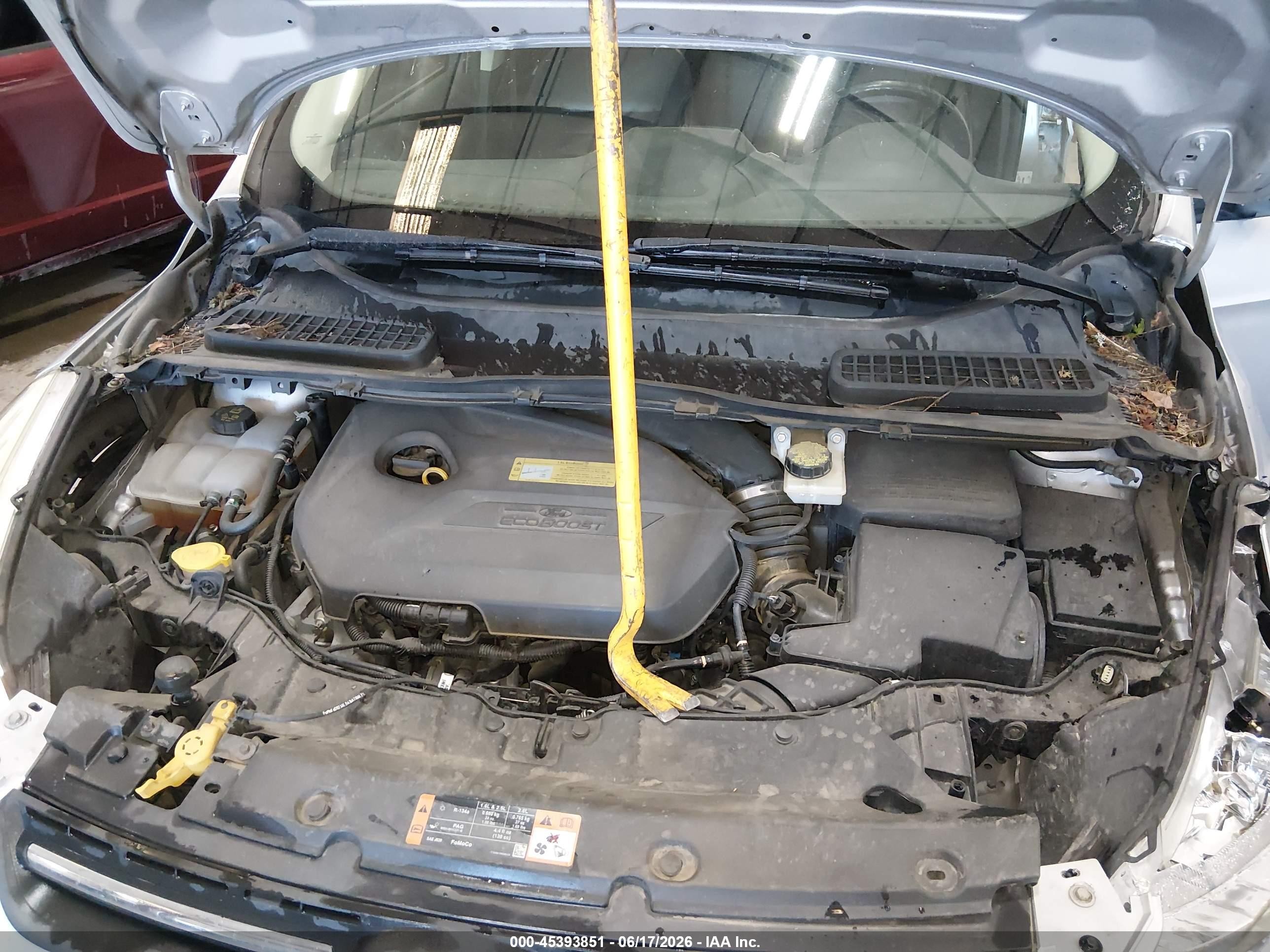 2014 Ford Escape Se Gray vin: 1FMCU9GX9EUC66766