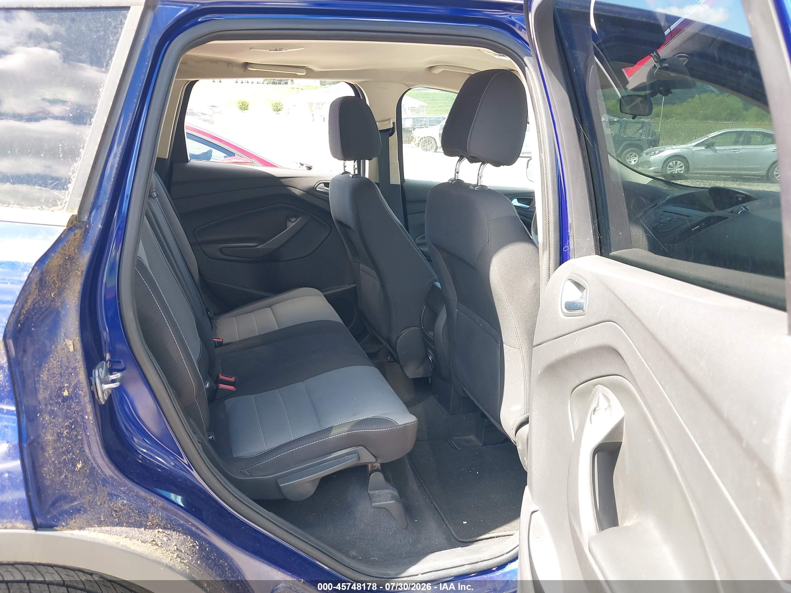 2014 Ford Escape Se Blue vin: 1FMCU9GX9EUC90274