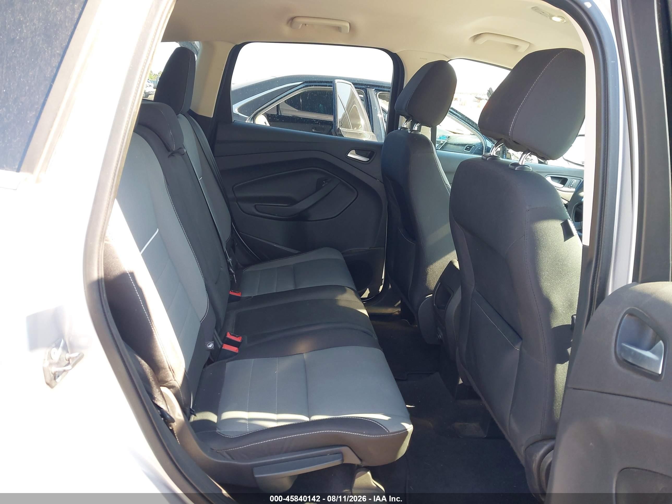 2014 Ford Escape Se Silver vin: 1FMCU9GX9EUD37707