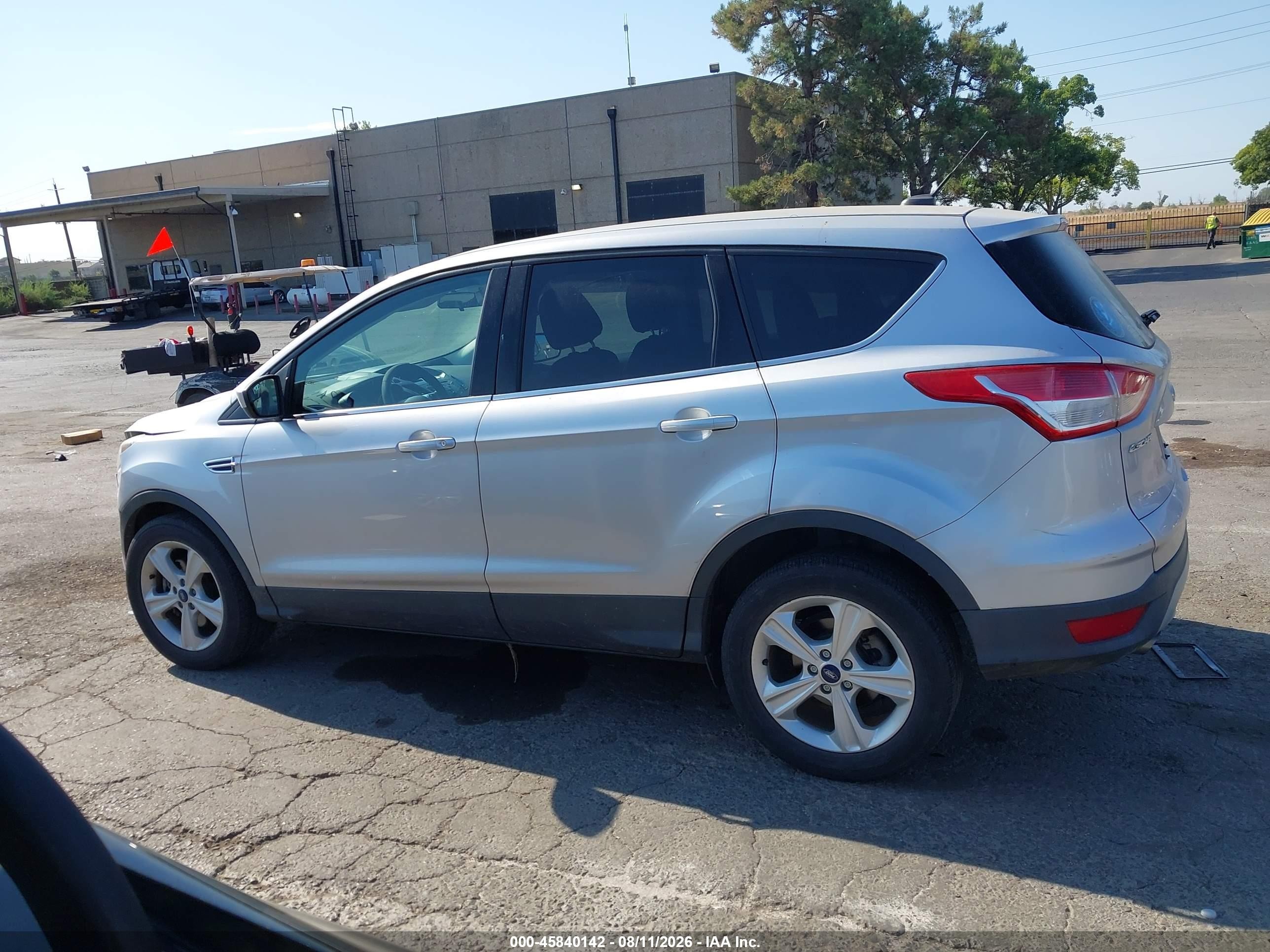 2014 Ford Escape Se Silver vin: 1FMCU9GX9EUD37707