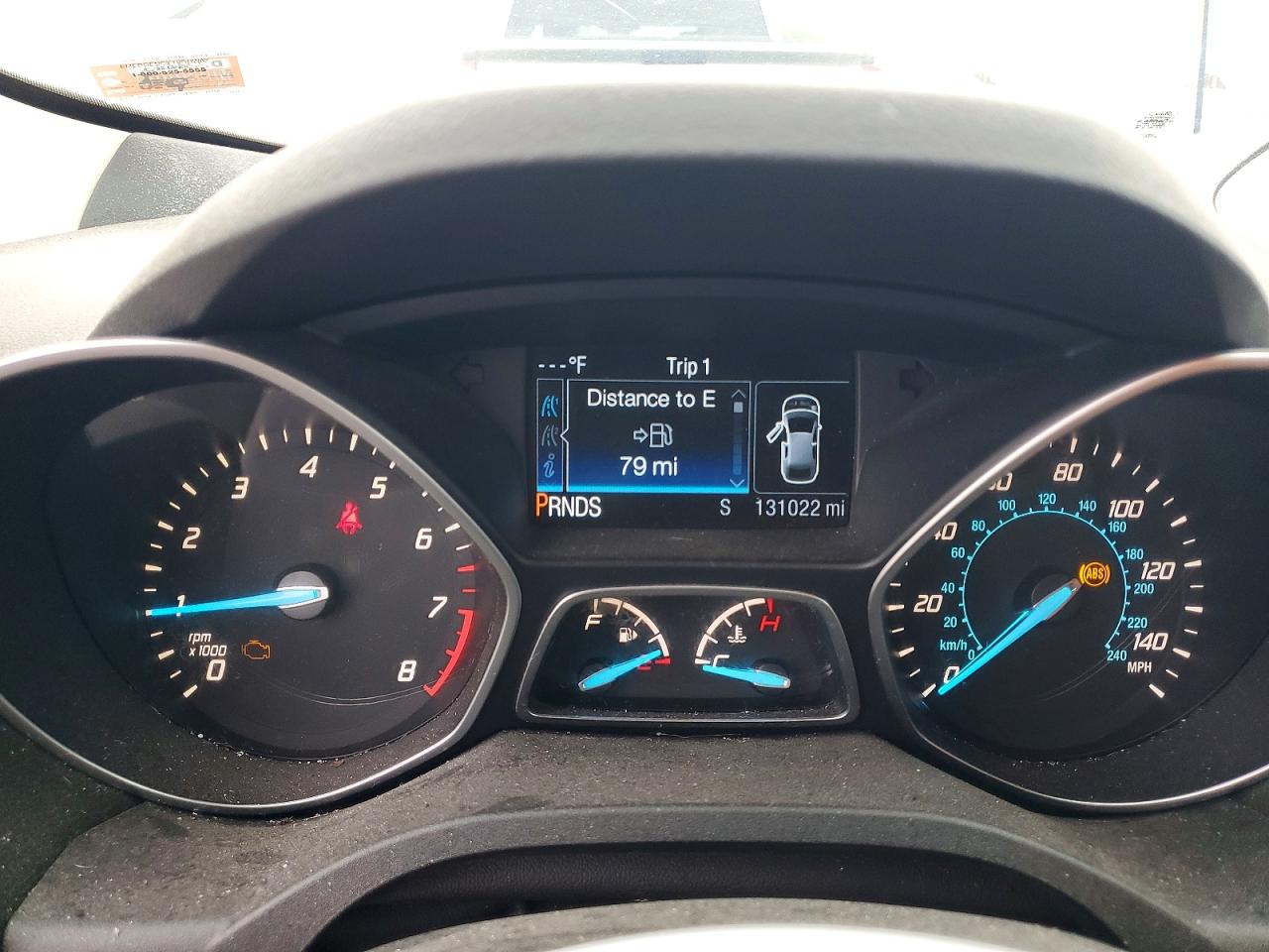 2014 Ford Escape Se White vin: 1FMCU9GX9EUE12177