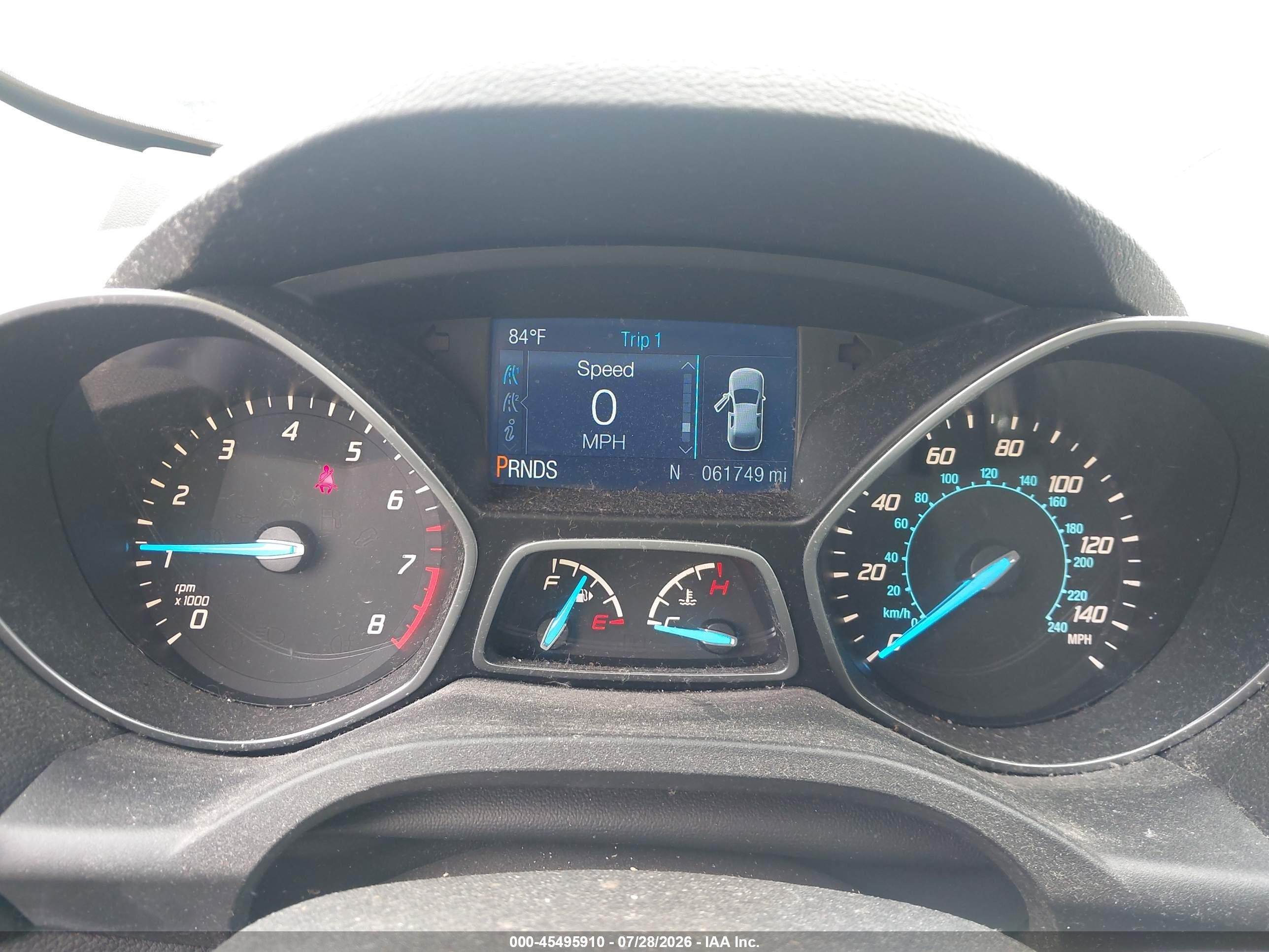 2015 Ford Escape Se Orange vin: 1FMCU9GX9FUA38980