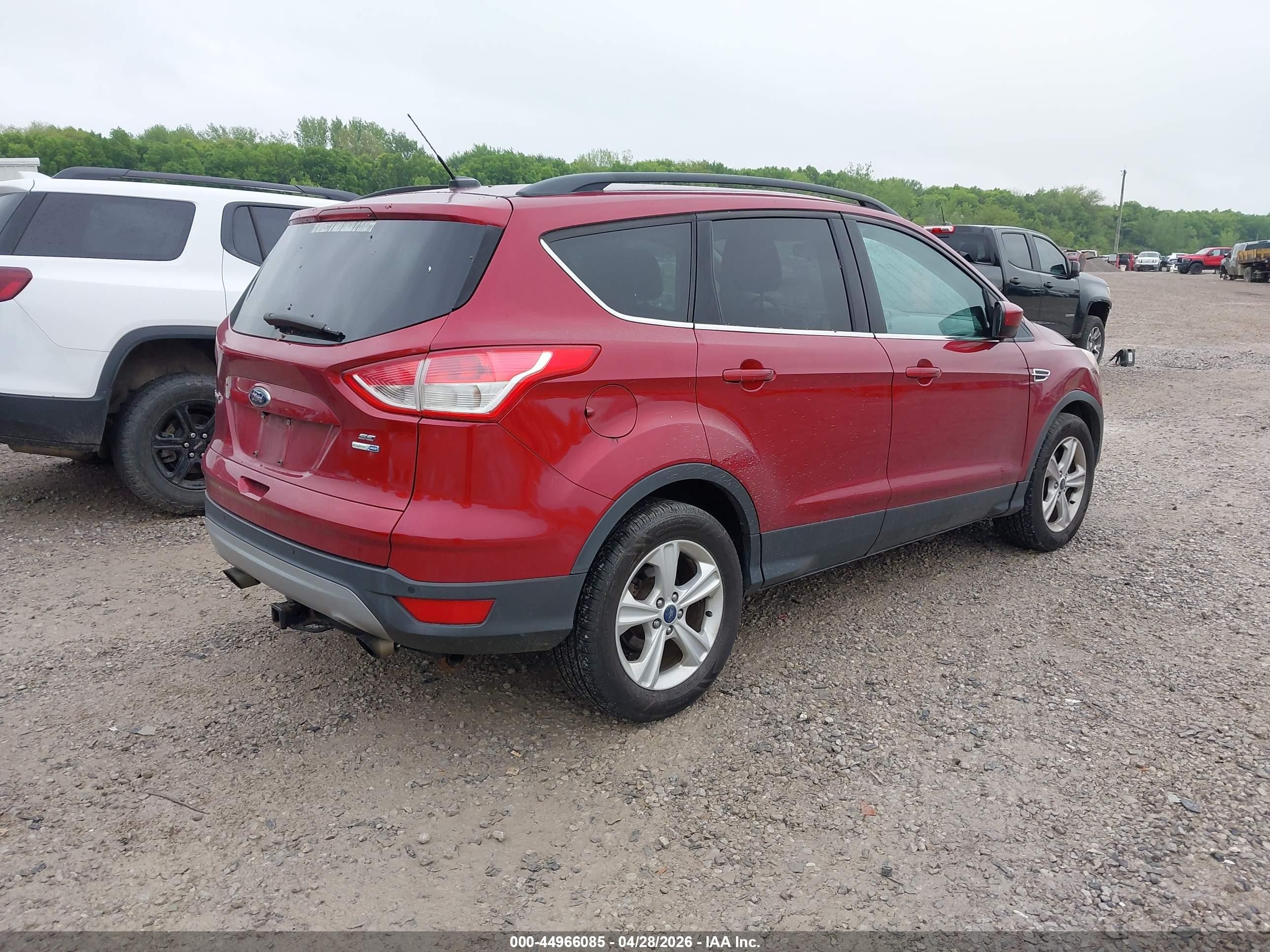 2015 Ford Escape Se Red vin: 1FMCU9GX9FUA72711