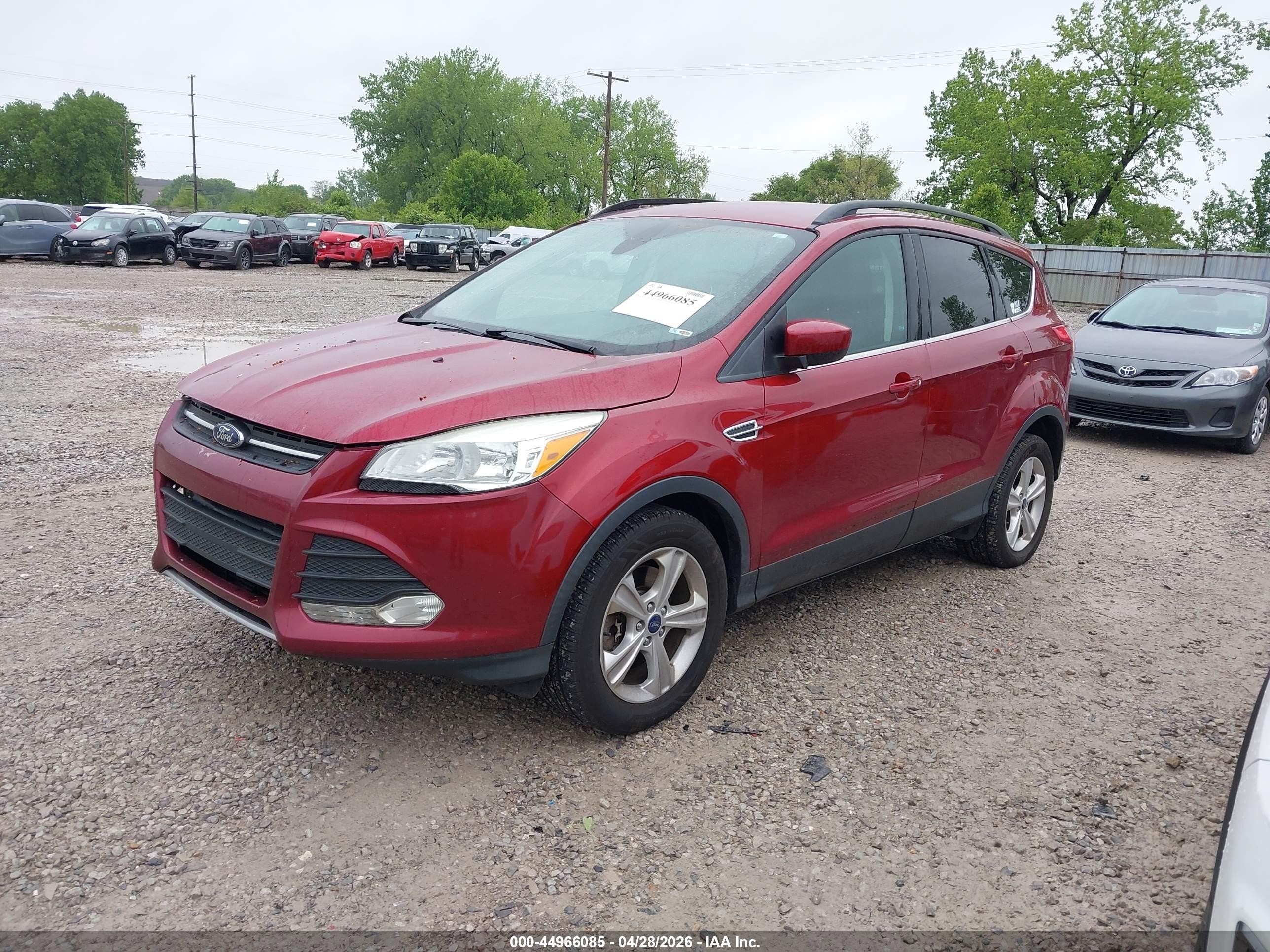 2015 Ford Escape Se Red vin: 1FMCU9GX9FUA72711