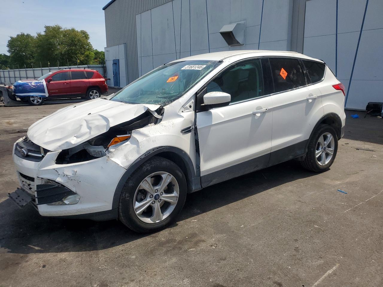 2015 Ford Escape Se White vin: 1FMCU9GX9FUA97365