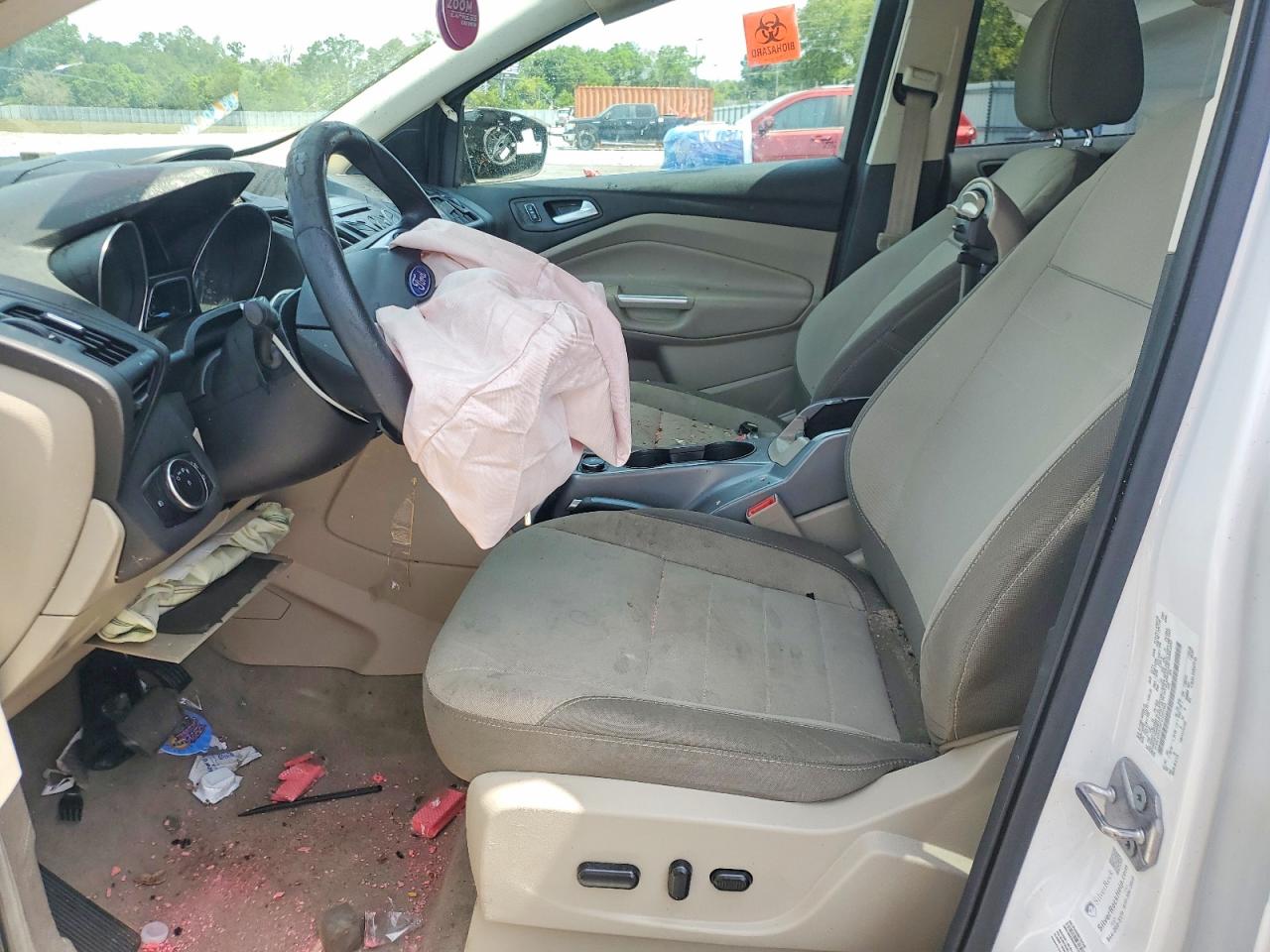 2015 Ford Escape Se Белый vin: 1FMCU9GX9FUA97365